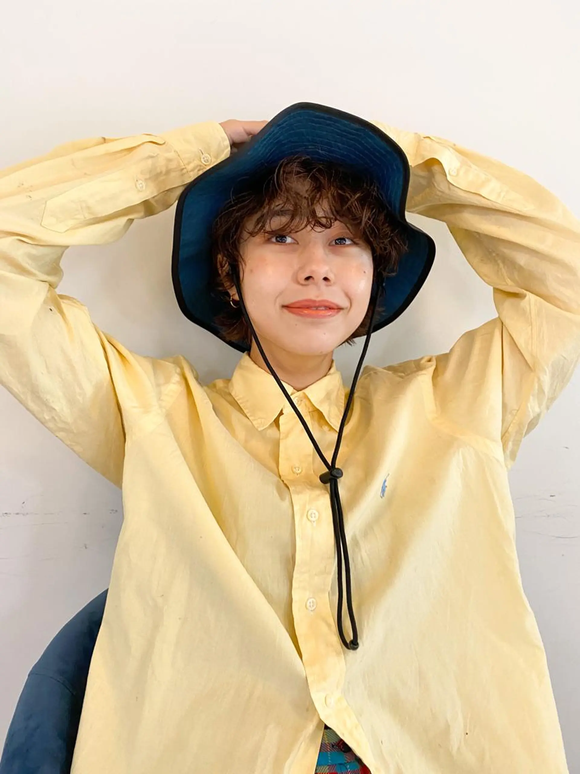 ショート カラー パーマ ヘアアレンジ メンズ キッズ ネイル マツエク・マツパ メンズパーマ ショートヘア カジュアル ショートネイル パーマスタイル🔅 sayacaのヘアスタイル