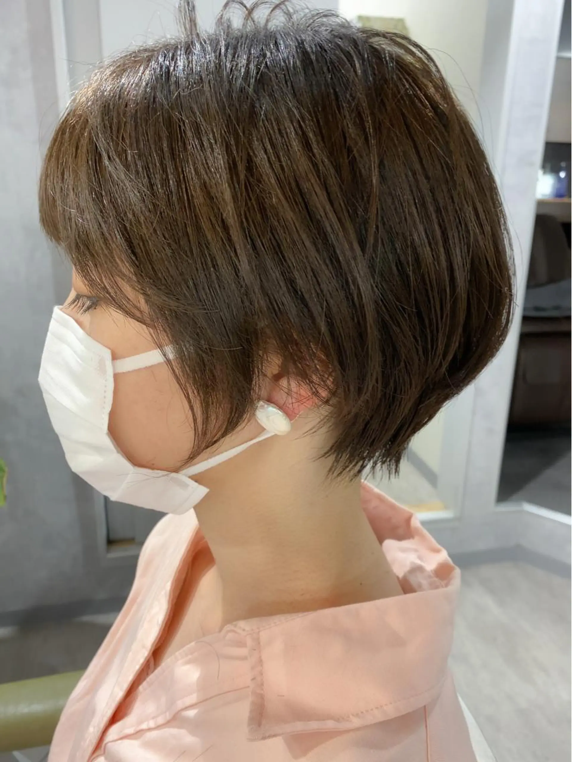 ショート カラー ショートヘア カット ヘアカラー トリートメント 久保亮太 /大人ショートのヘアスタイル