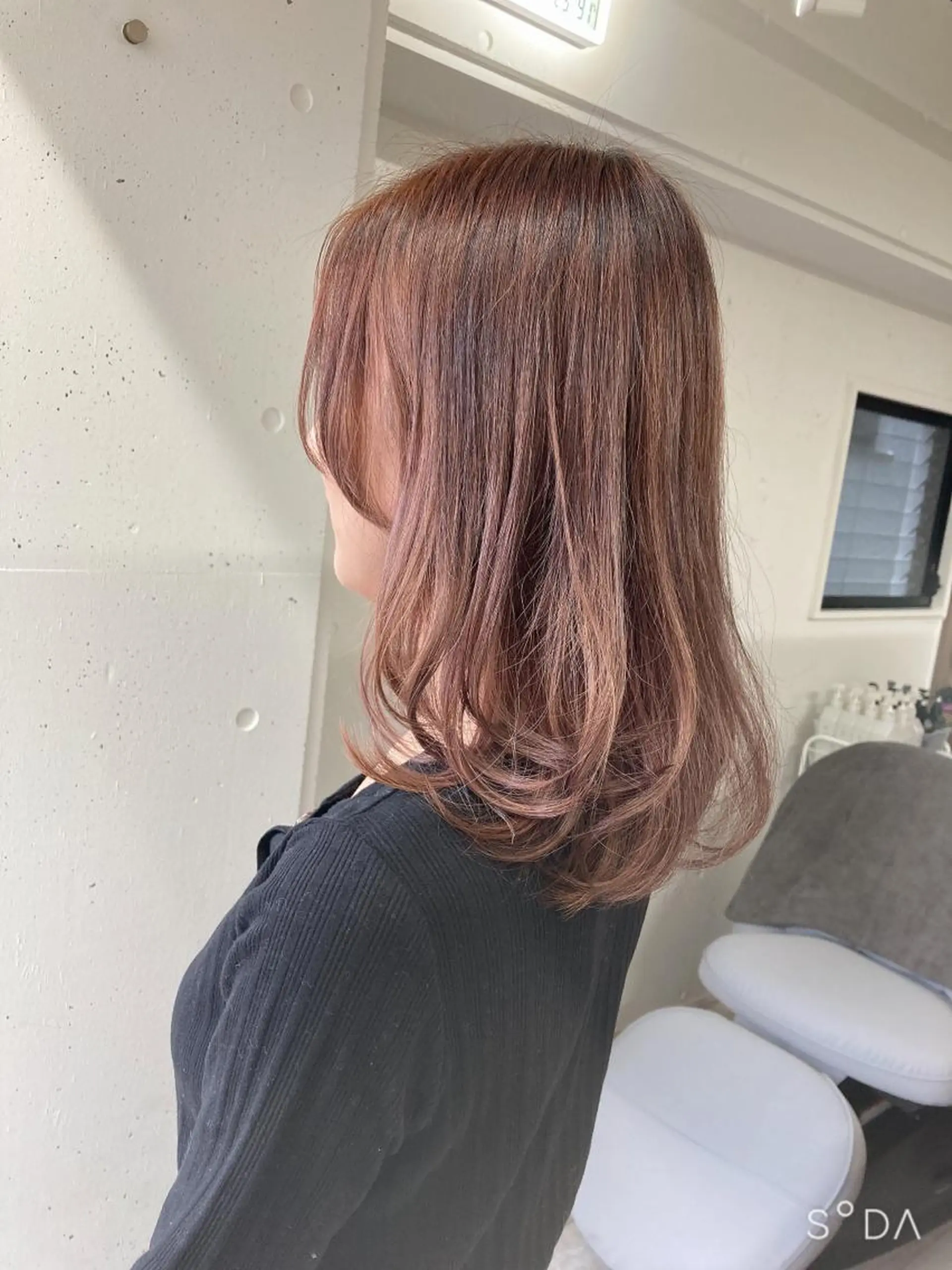 セミロング レイヤーカット 小顔カット カット ミルミー美容室所属・🦄💒💓齎藤 七海子🦄💒💓のマツエク・マツパデザイン