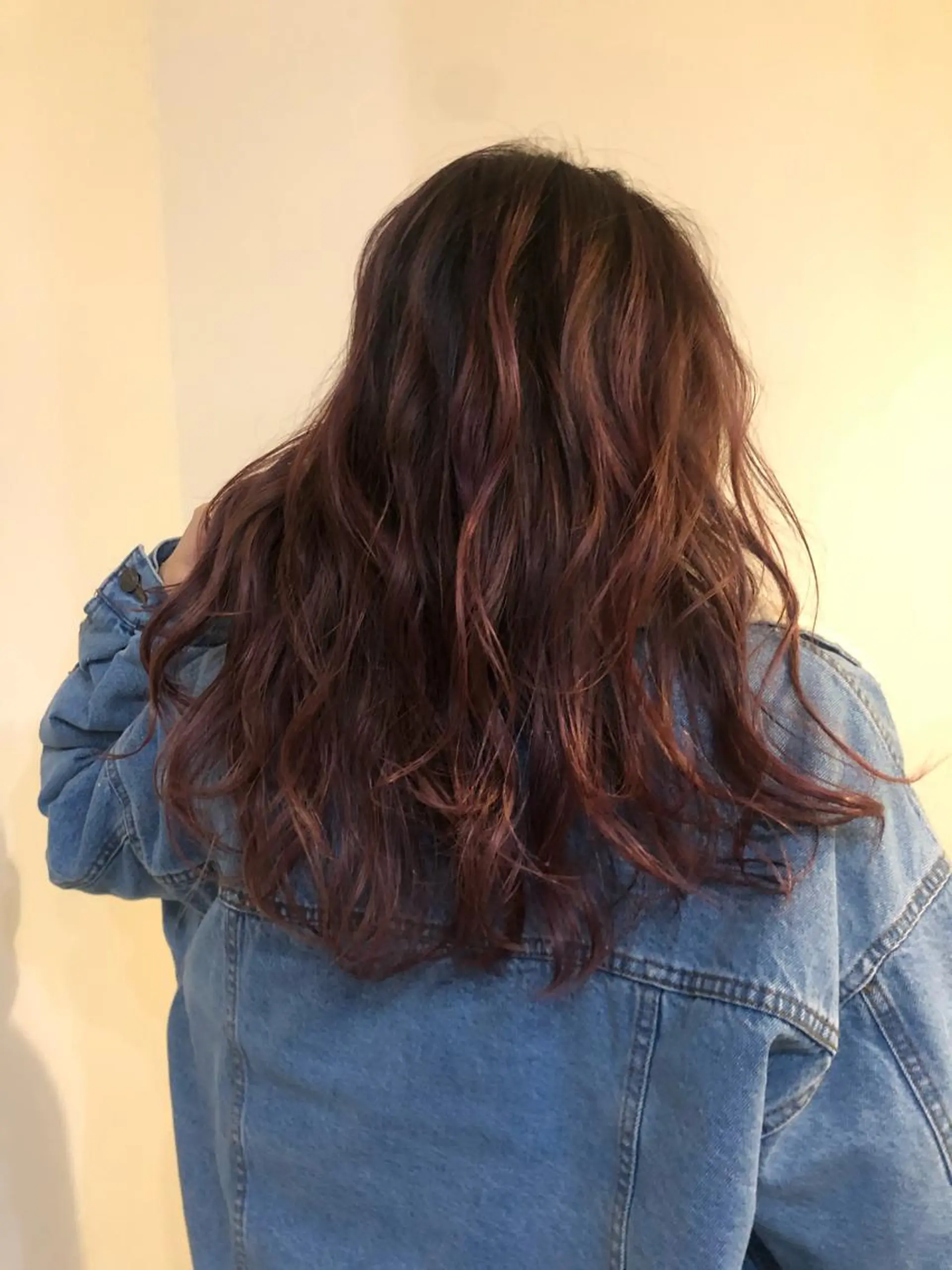 セミロング カラー アッシュ ピンクカラー Tomoya 次世代ブリーチ🕊のヘアスタイル