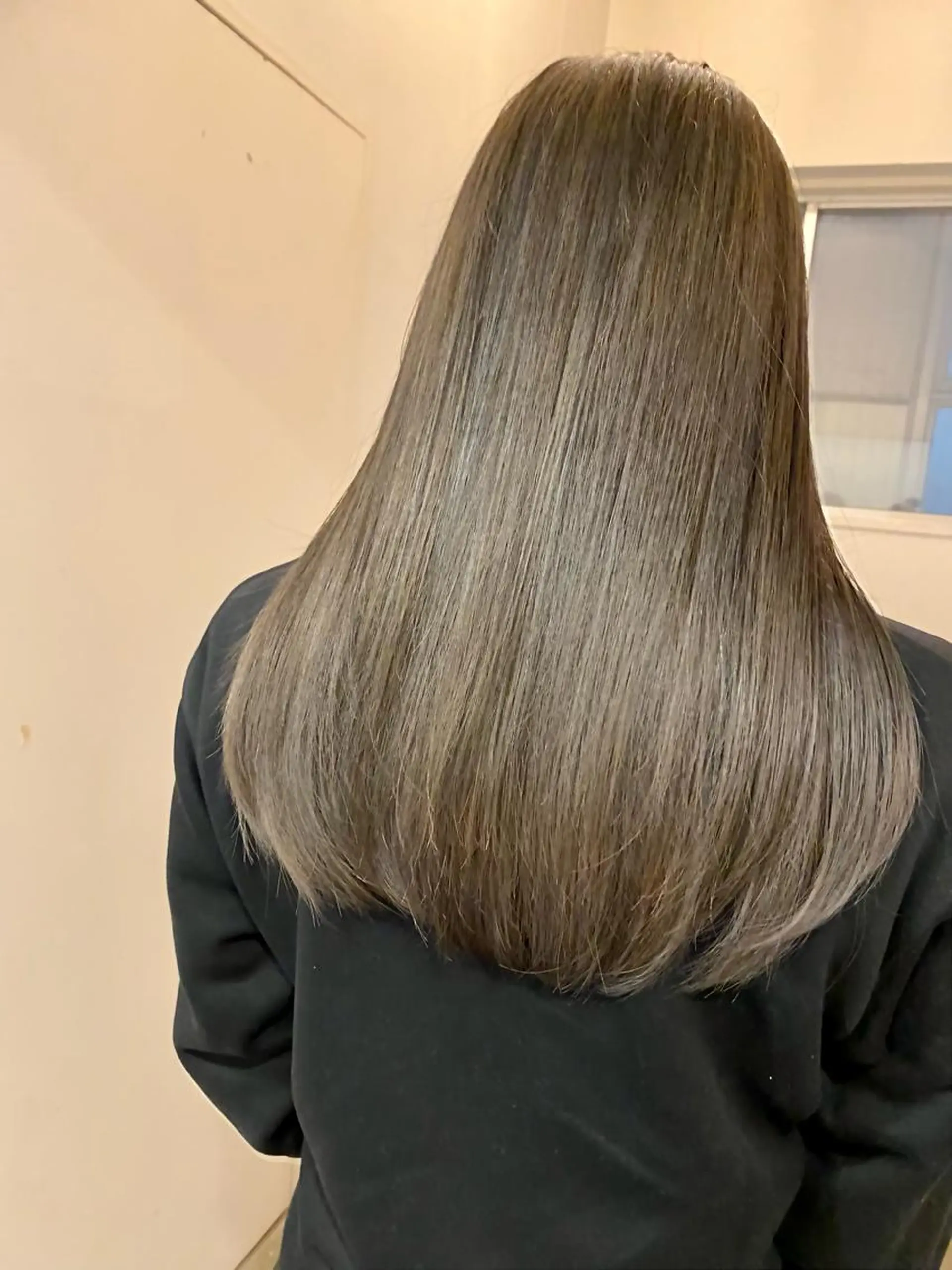 ロング カラー ヘアカラー トリートメント 藤野なつえ ナチュラルのヘアスタイル