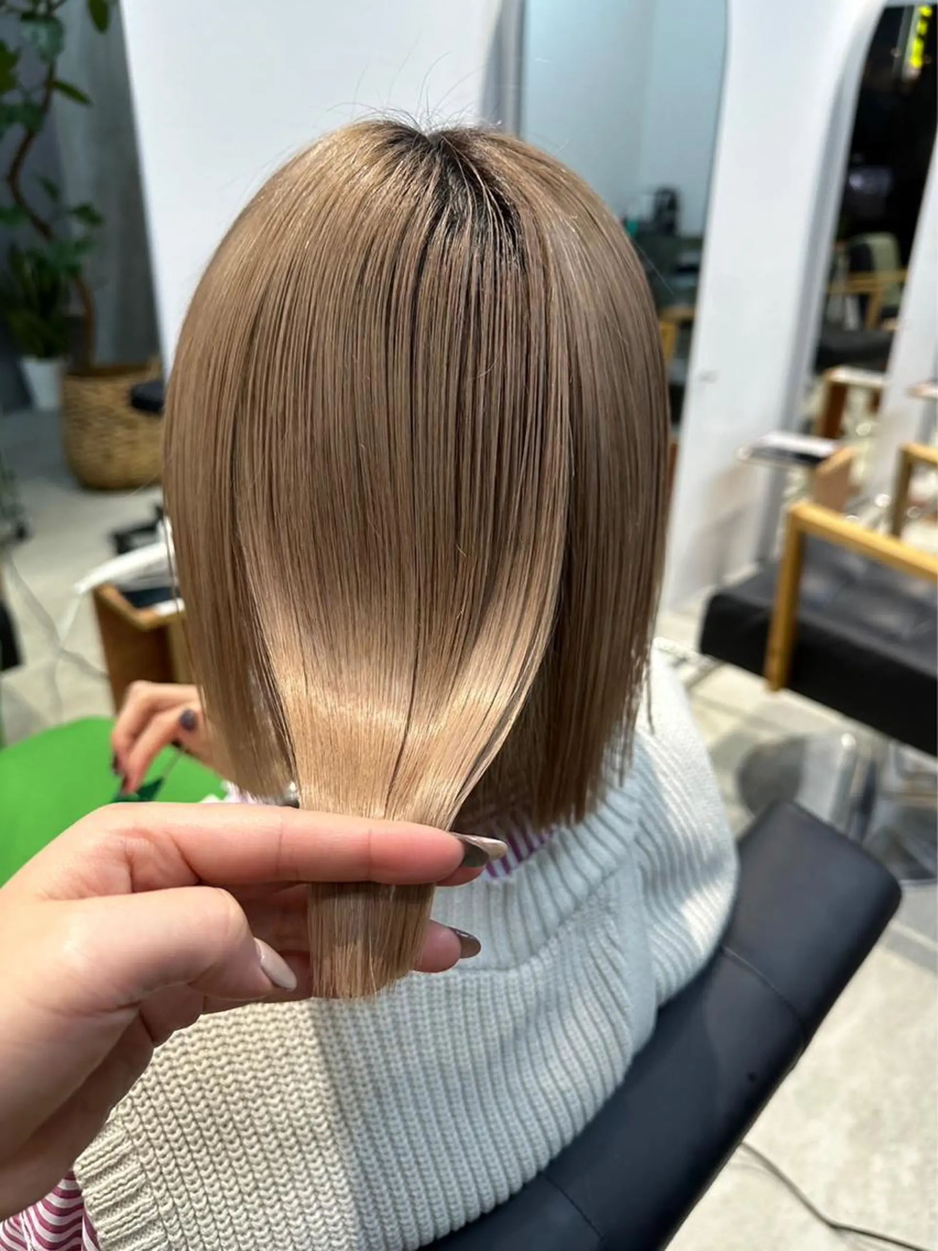 ショート カット ヘアカラー トリートメント le'a所属・谷町/Le'a /竹原しおなのヘアスタイル