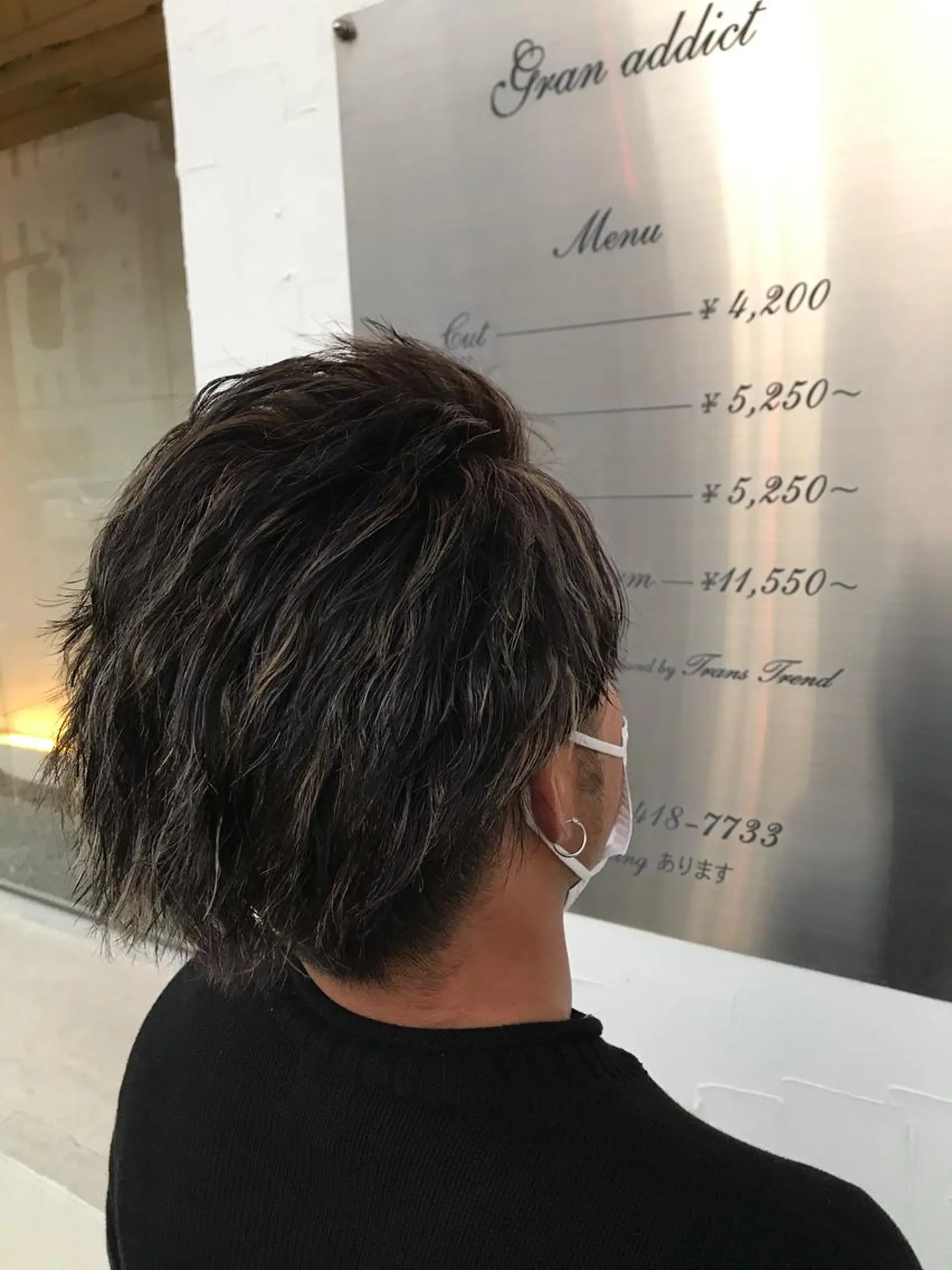 パーマ メンズ カット ヘッドスパ hair make addict (ヘアーメイク アディクト)所属・addict⭐️ 江川　颯也💎のヘアスタイル