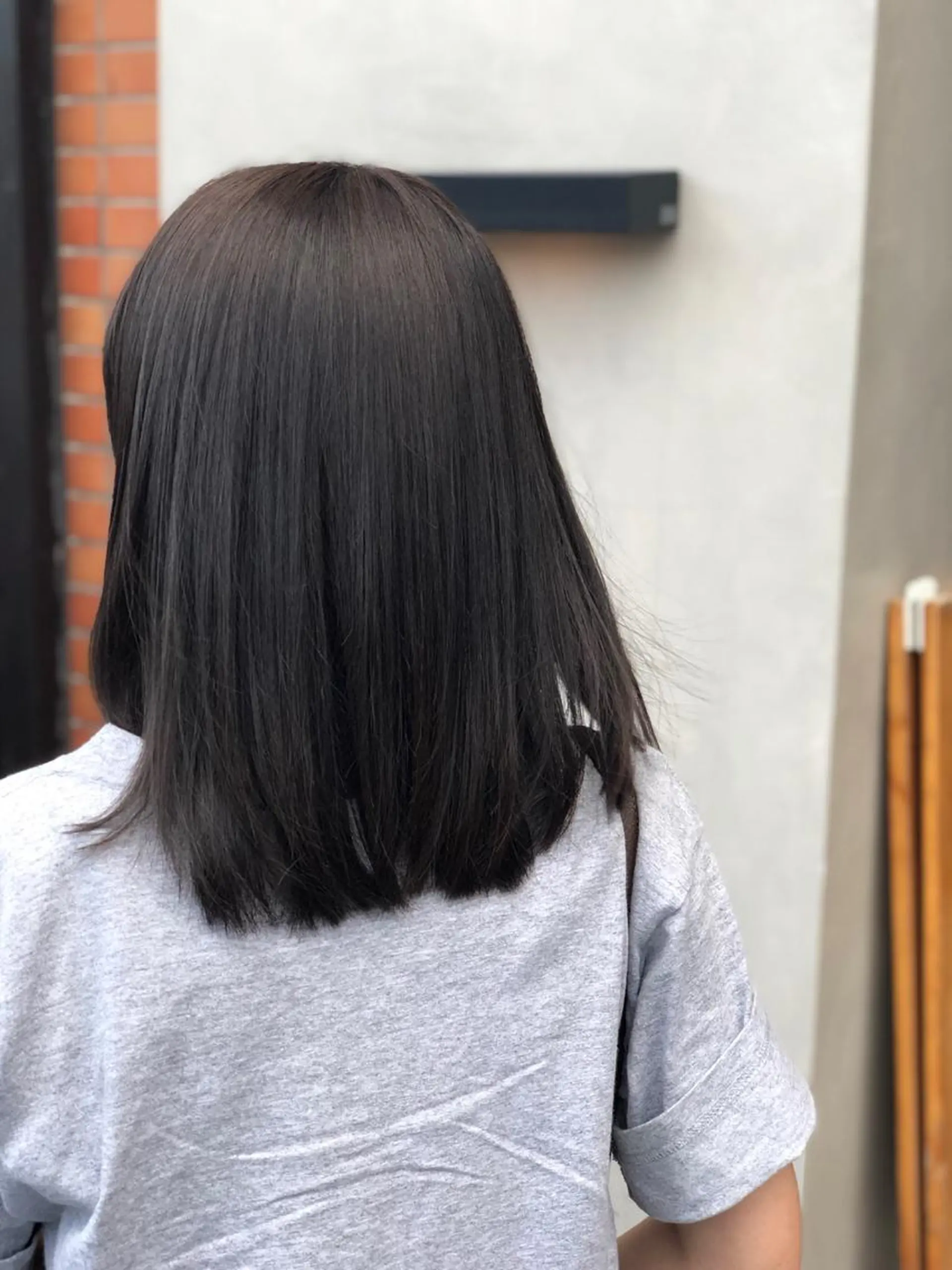 ミディアム カラー ショート/ハイライト /白髪ぼかし🌿松本のヘアスタイル