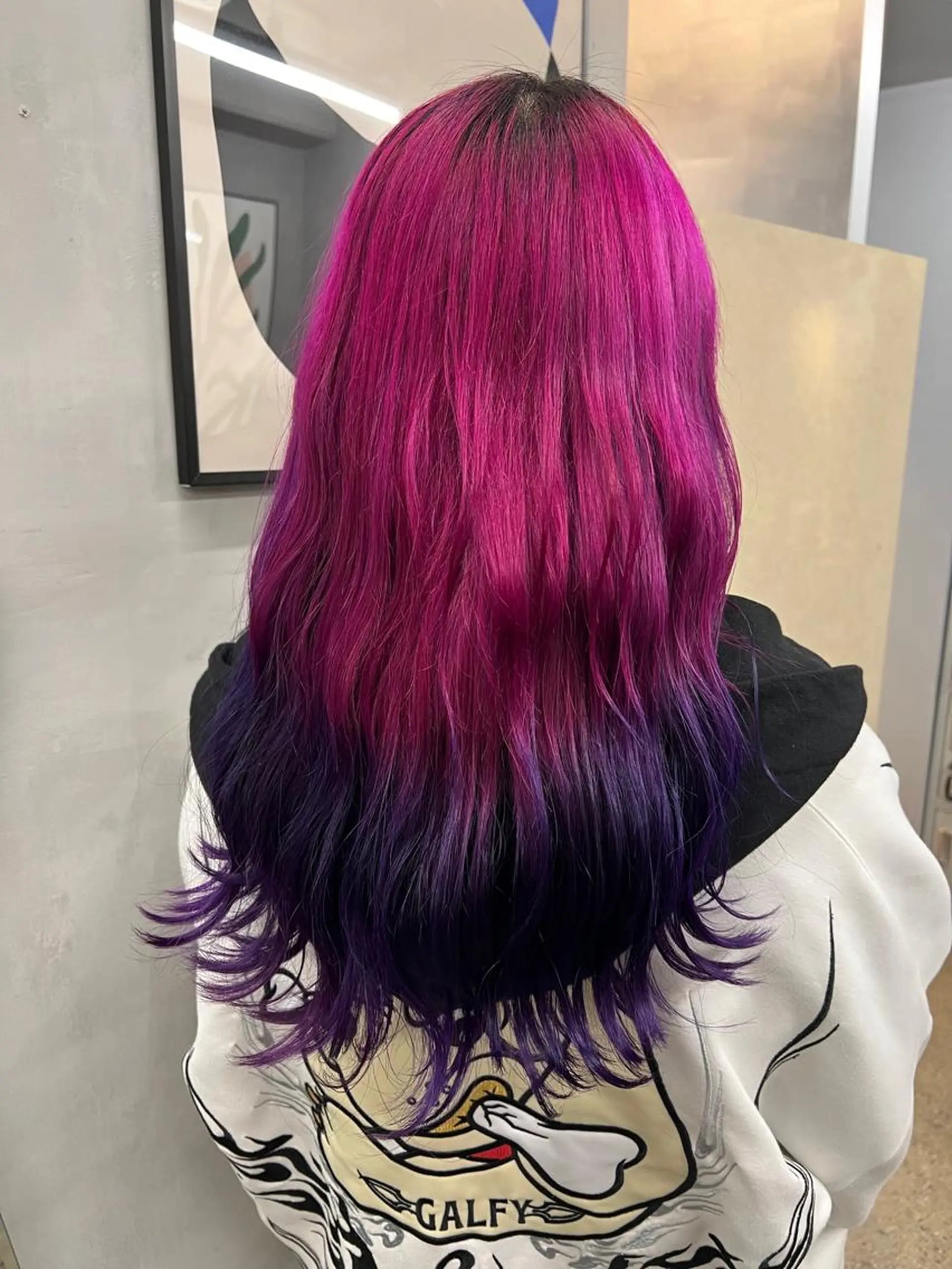 ロング カラー カット ヘアカラー トリートメント 垢抜けハイトーン×ブ ロウリストAZUKIのヘアスタイル