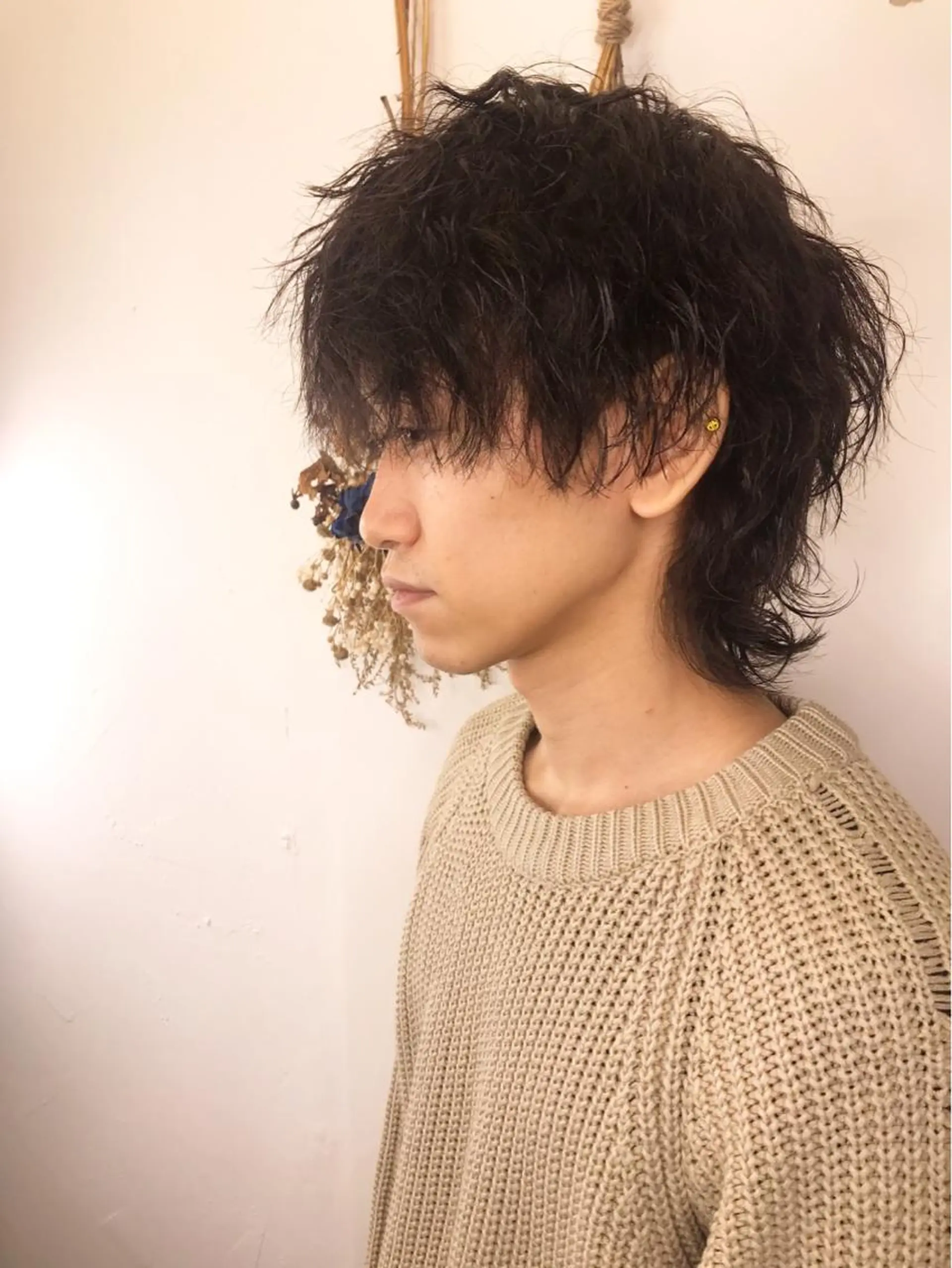 パーマ メンズ カット パーマ メンズサロン アソビ元町店所属・メンズサロン アソビ元町のヘアスタイル