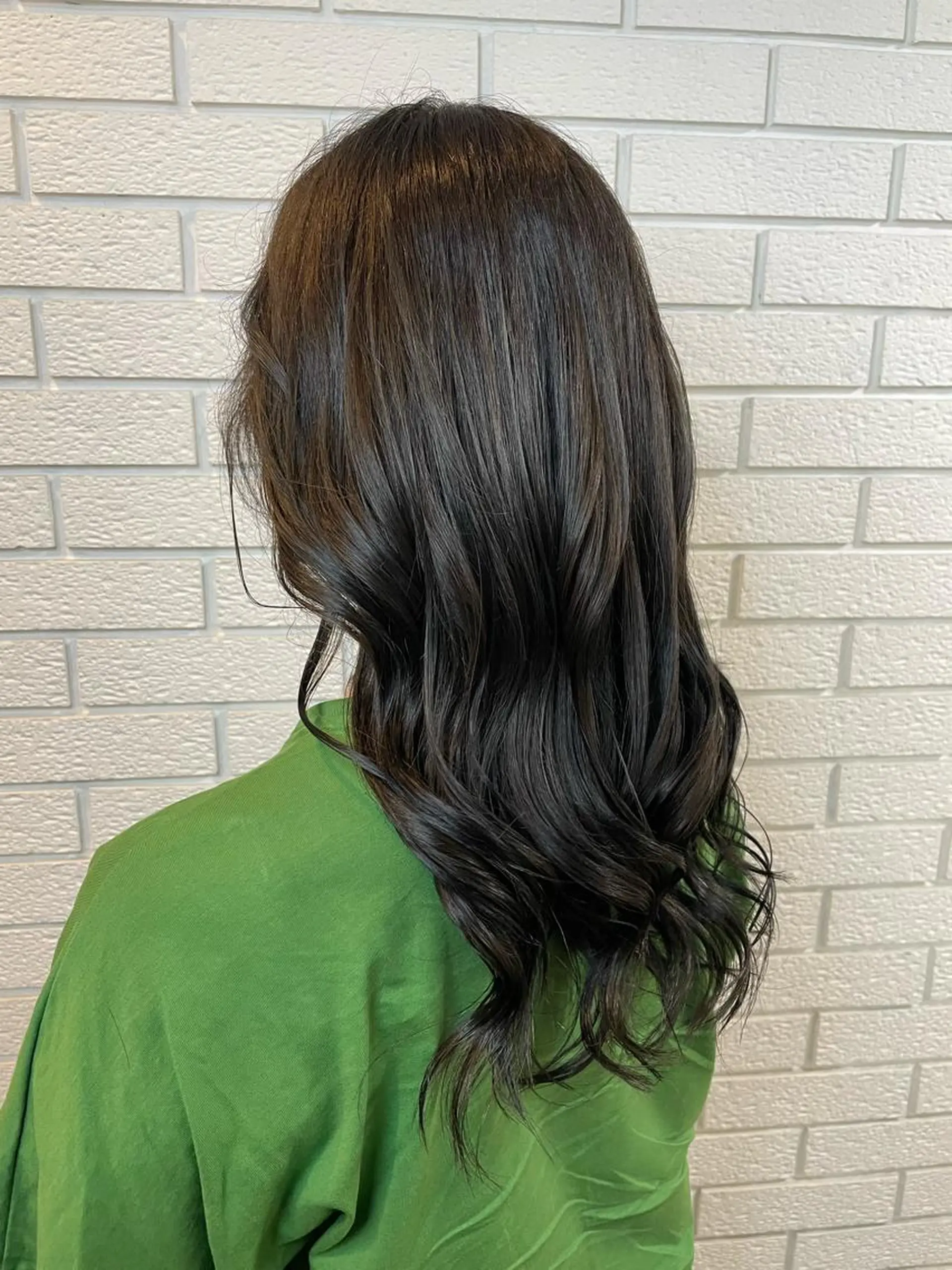 セミロング カラー ブリーチ ブルーカラー ブルージュ 透明感カラー ハイライトカラー ヘアカラー ニュアンスデザイン✄ YOU♡のヘアスタイル
