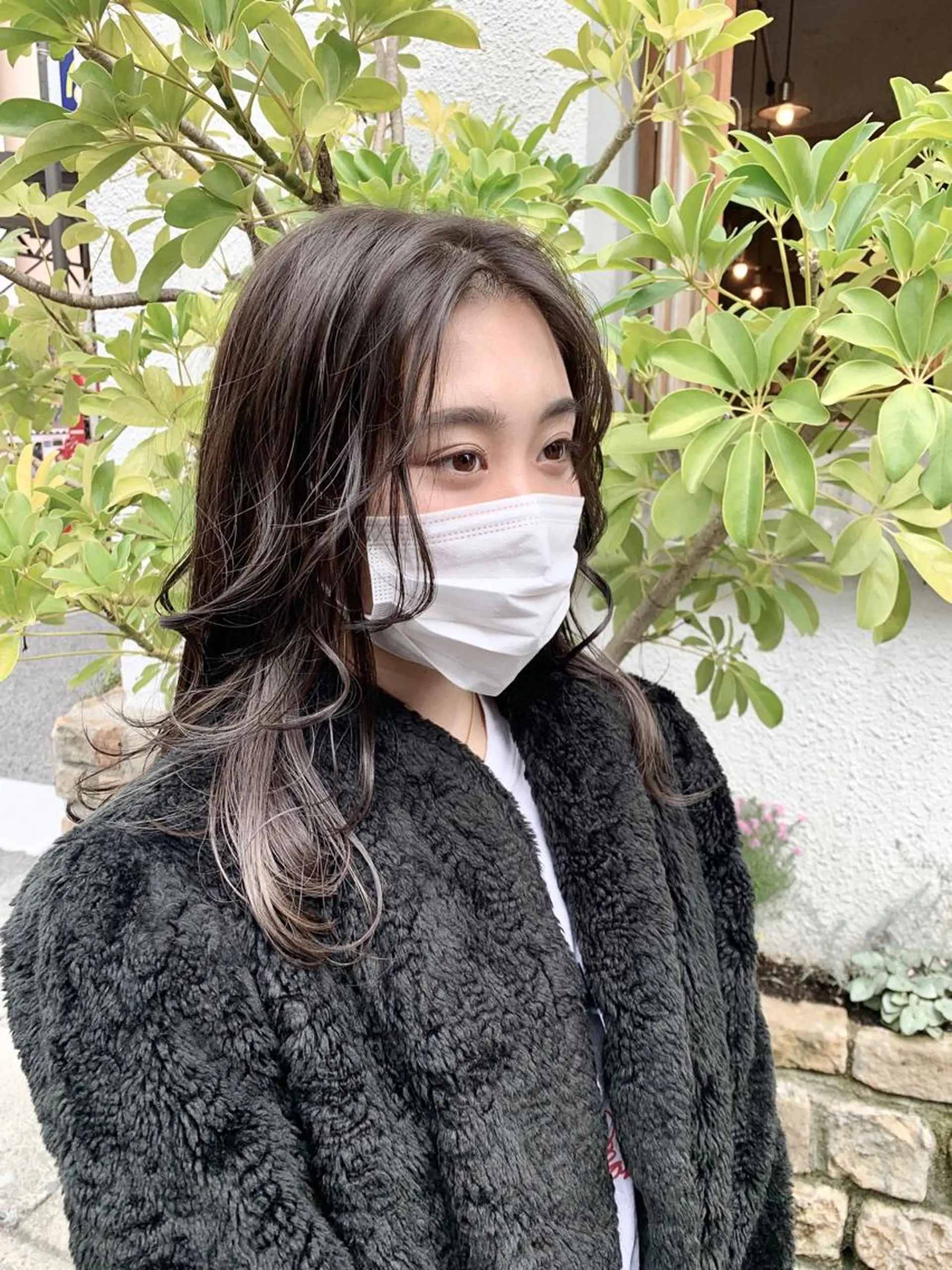 ミディアム カラー カット ヘアカラー トリートメント LEB所属・下河 宗太のヘアスタイル