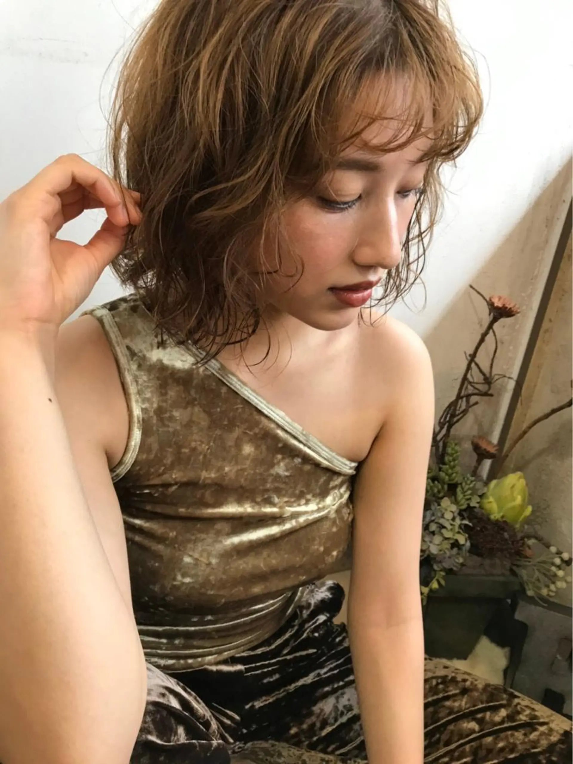 ミディアム 韓国 / 中国ヘア 🦋Noniのヘアスタイル