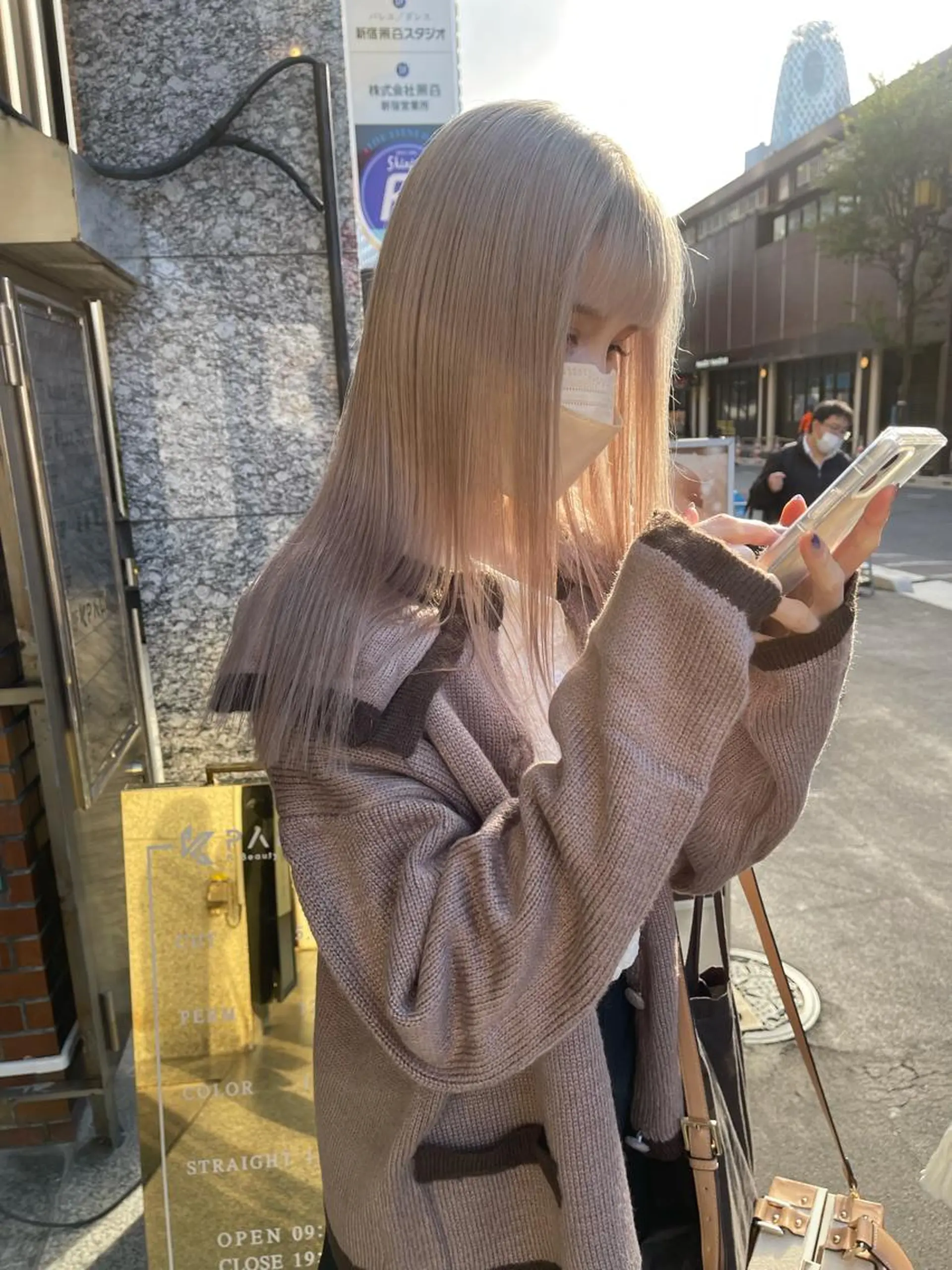 ロング カット ヘアカラー トリートメント PALAN K-Beauty SHINJUKU所属・“ミニモ最高評価獲得 “代表"Kohei"のヘアスタイル