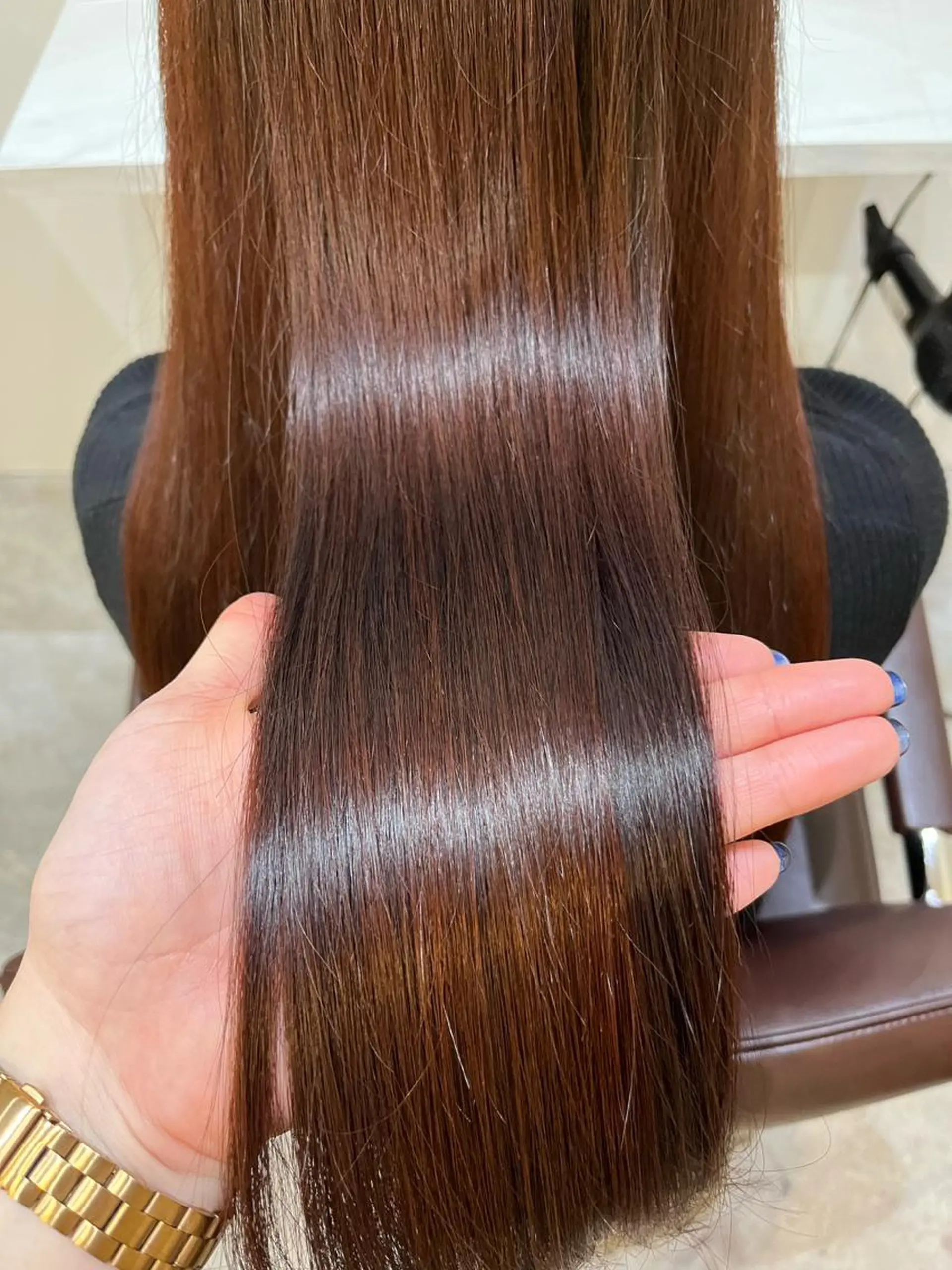 ロング ヘアカラー トリートメント 【髪質改善　艶髪】 布川　莉穂のヘアスタイル