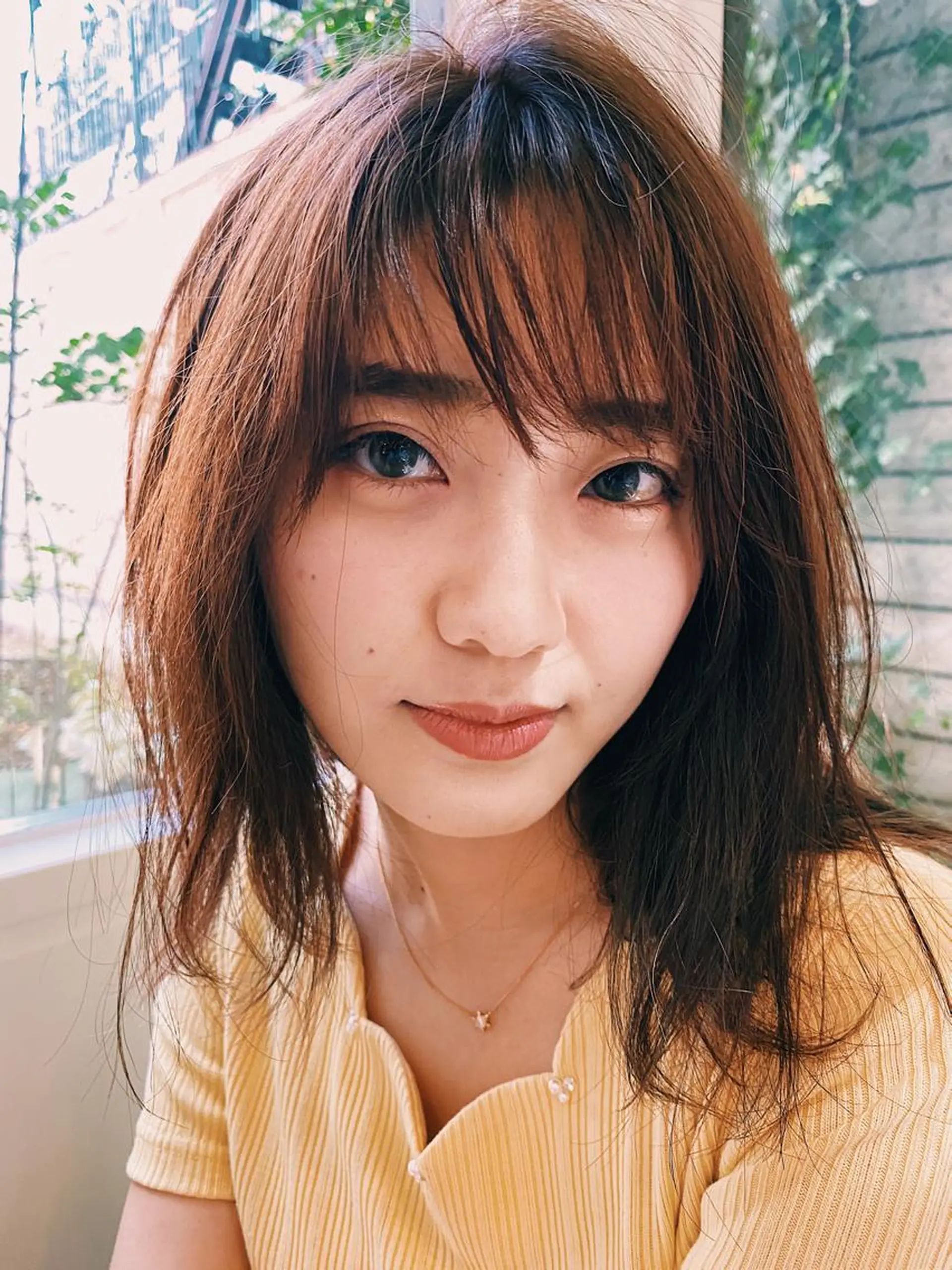 ミディアム 店長　ショート& パーマ　坂本のヘアスタイル