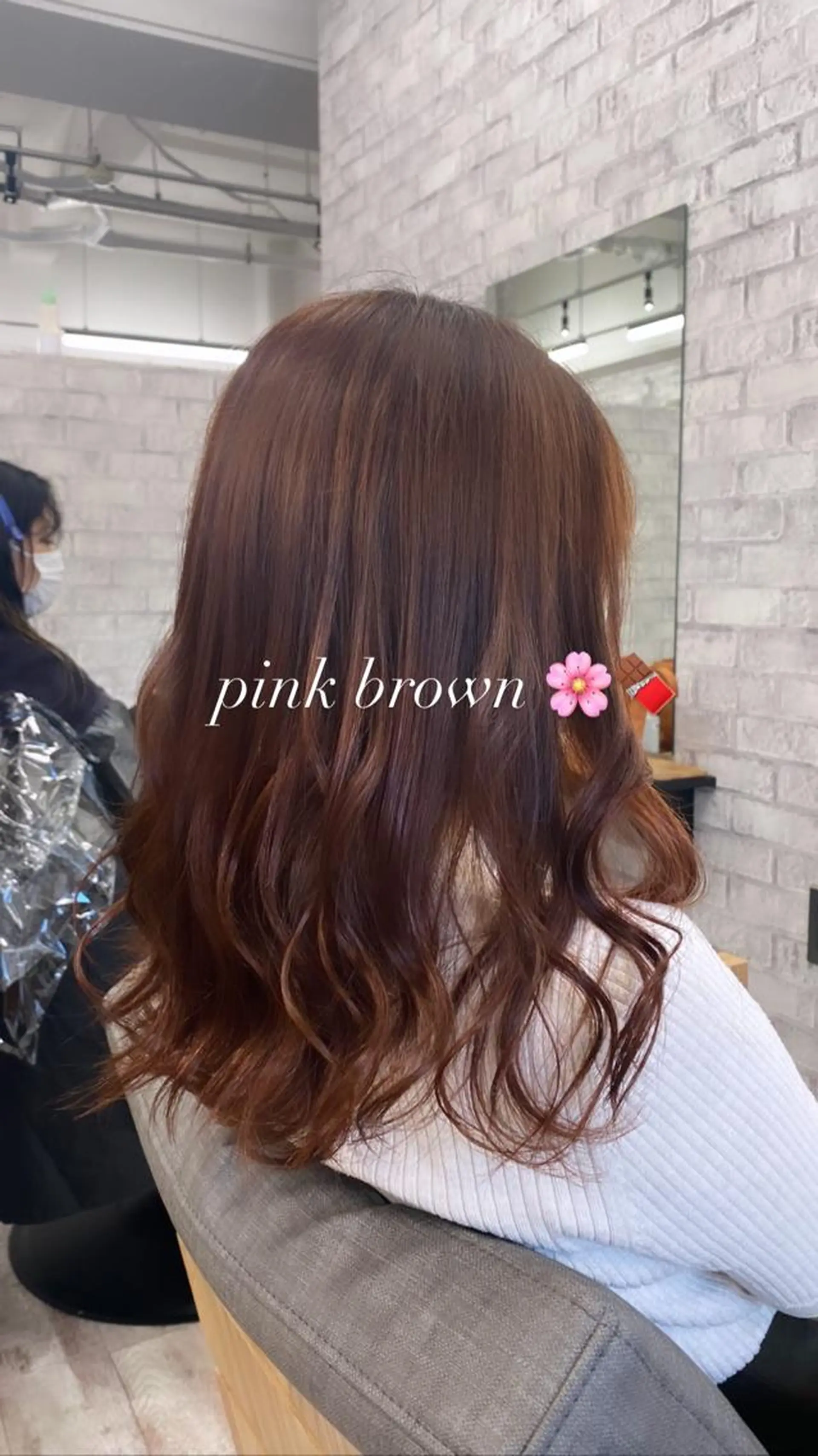 ロング カラー ヘアアレンジ アッシュ アッシュグレー アッシュグレージュ バレイヤージュ ミストバング Bob＆ハイトーン 専門家CHIHIROのヘアスタイル