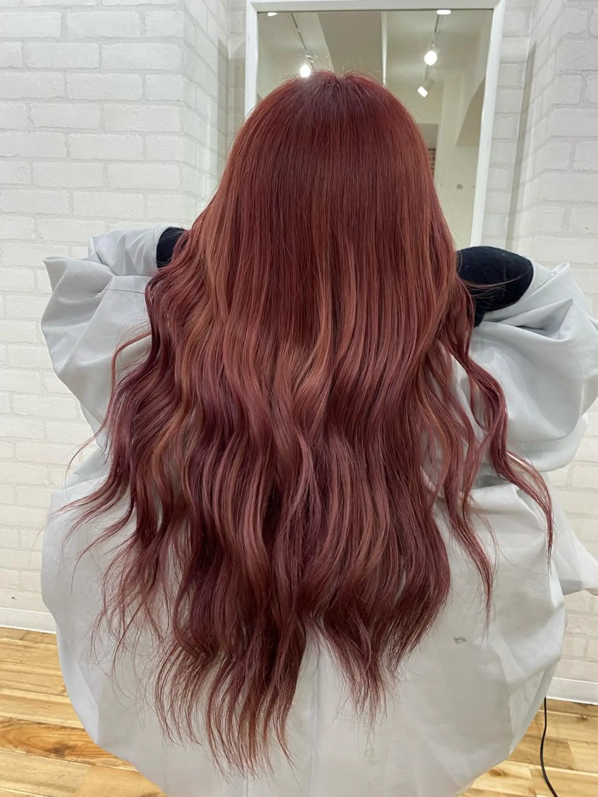 セミロング カラー ヘアアレンジ ヘアカラー トリートメント 久米 治仁のヘアスタイル