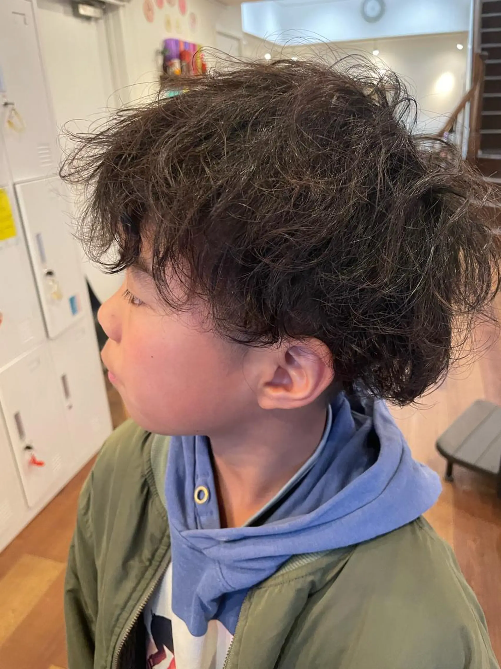 パーマ メンズ キッズ molla所属・やまもと あきこのヘアスタイル