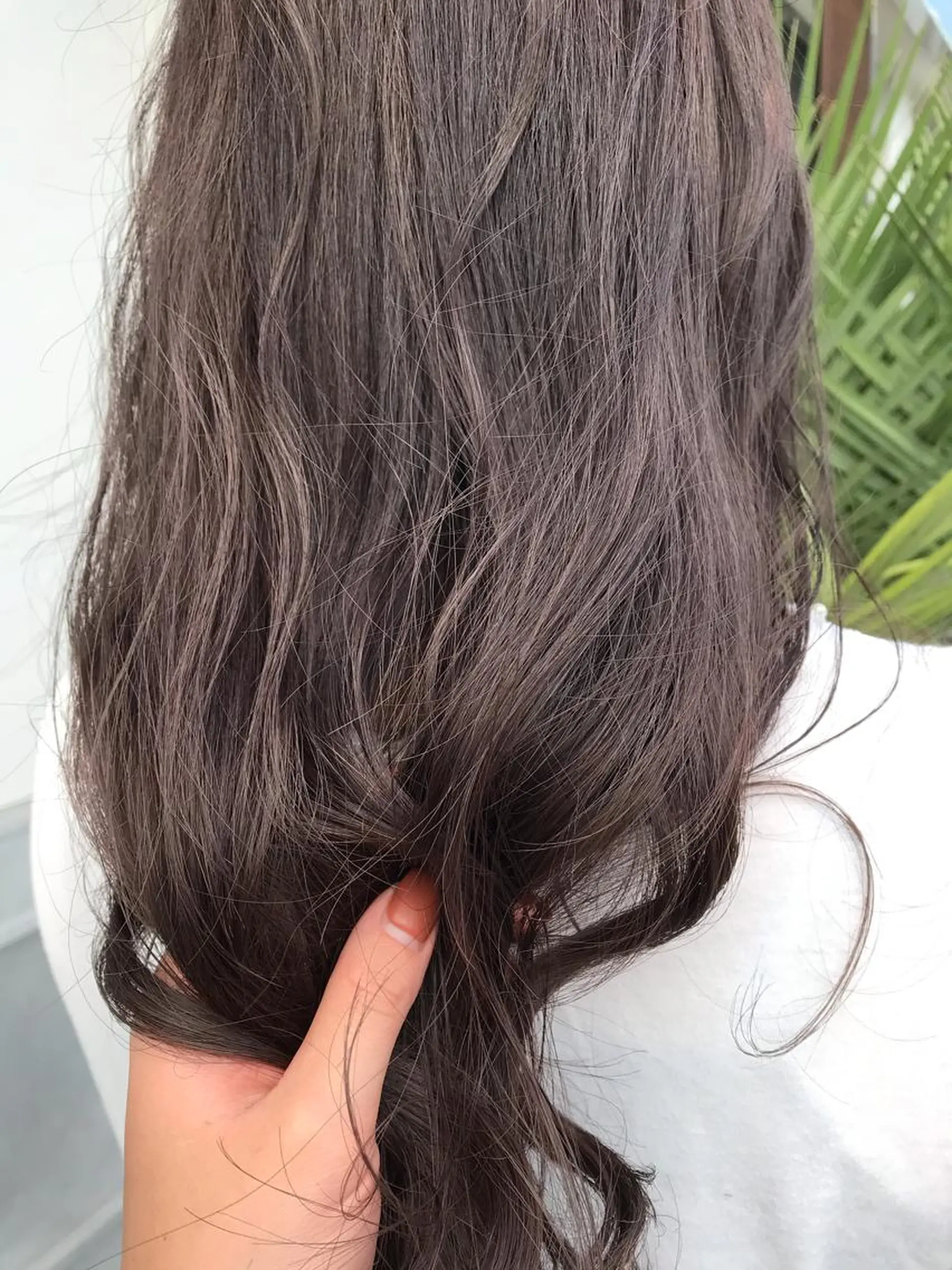 ロング カット ヘアカラー 河田 海陽のヘアスタイル
