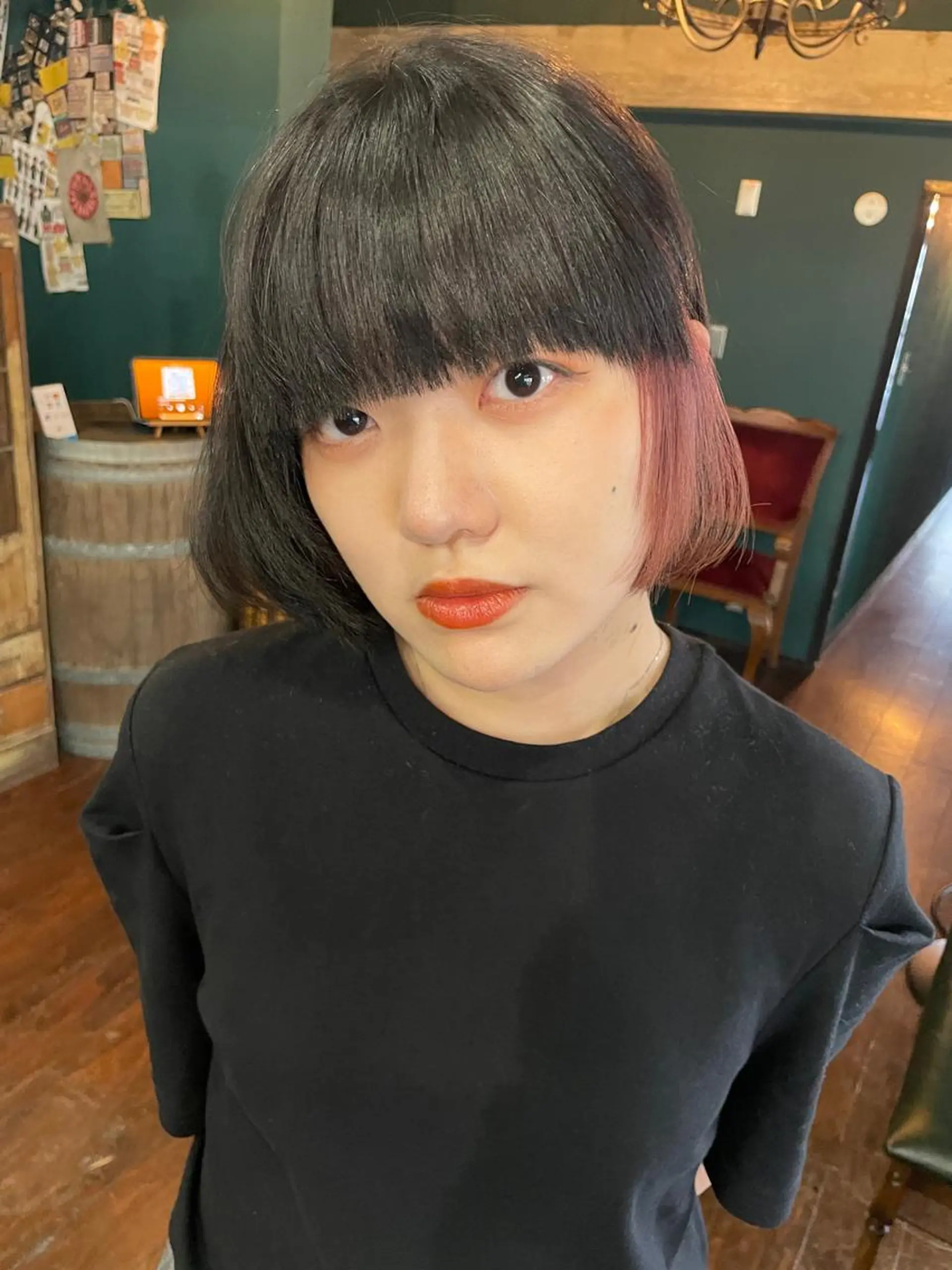 ミディアム カット ヘアカラー トリートメント vivre libre所属・vivre libreのヘアスタイル