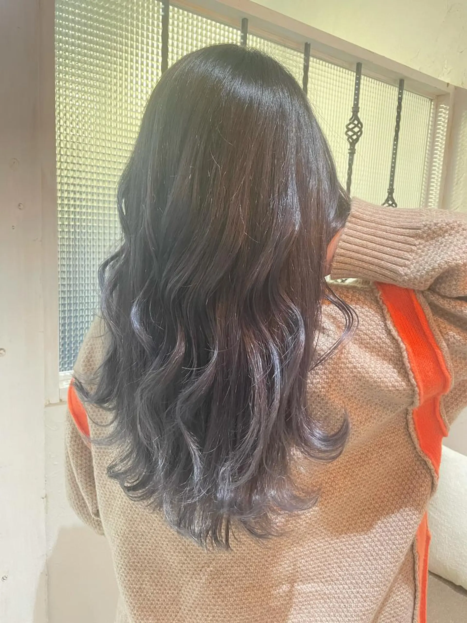 ロング カラー アディクシーカラー グラデーションカラー グレージュ ハイライトカラー ハイライト Men's hair salon First 中百舌鳥店所属・First なかもず 店 YUKIのヘアスタイル