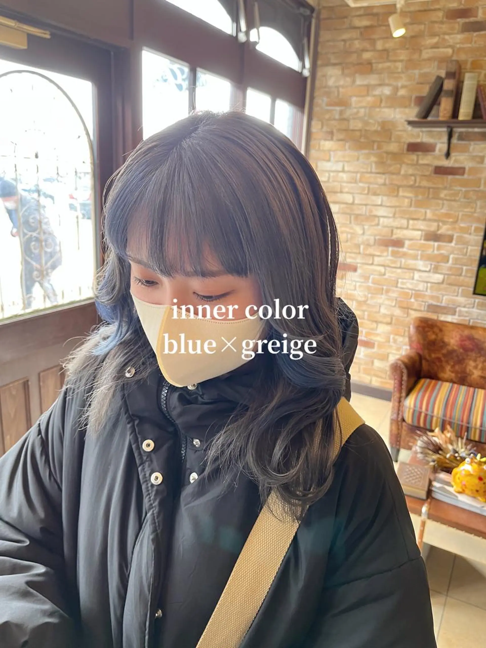 セミロング ヘアカラー 🧡ミルクティー/ レイヤー🧡ショウナのヘアスタイル