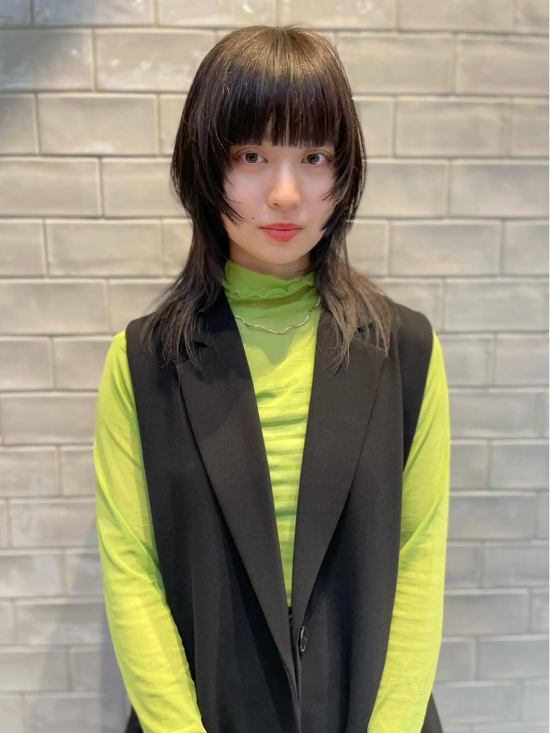 ミディアム カラー カット ヘアカラー トリートメント SALOWIN所属・ブリーチ✨ ボブ✨レイヤーのヘアスタイル