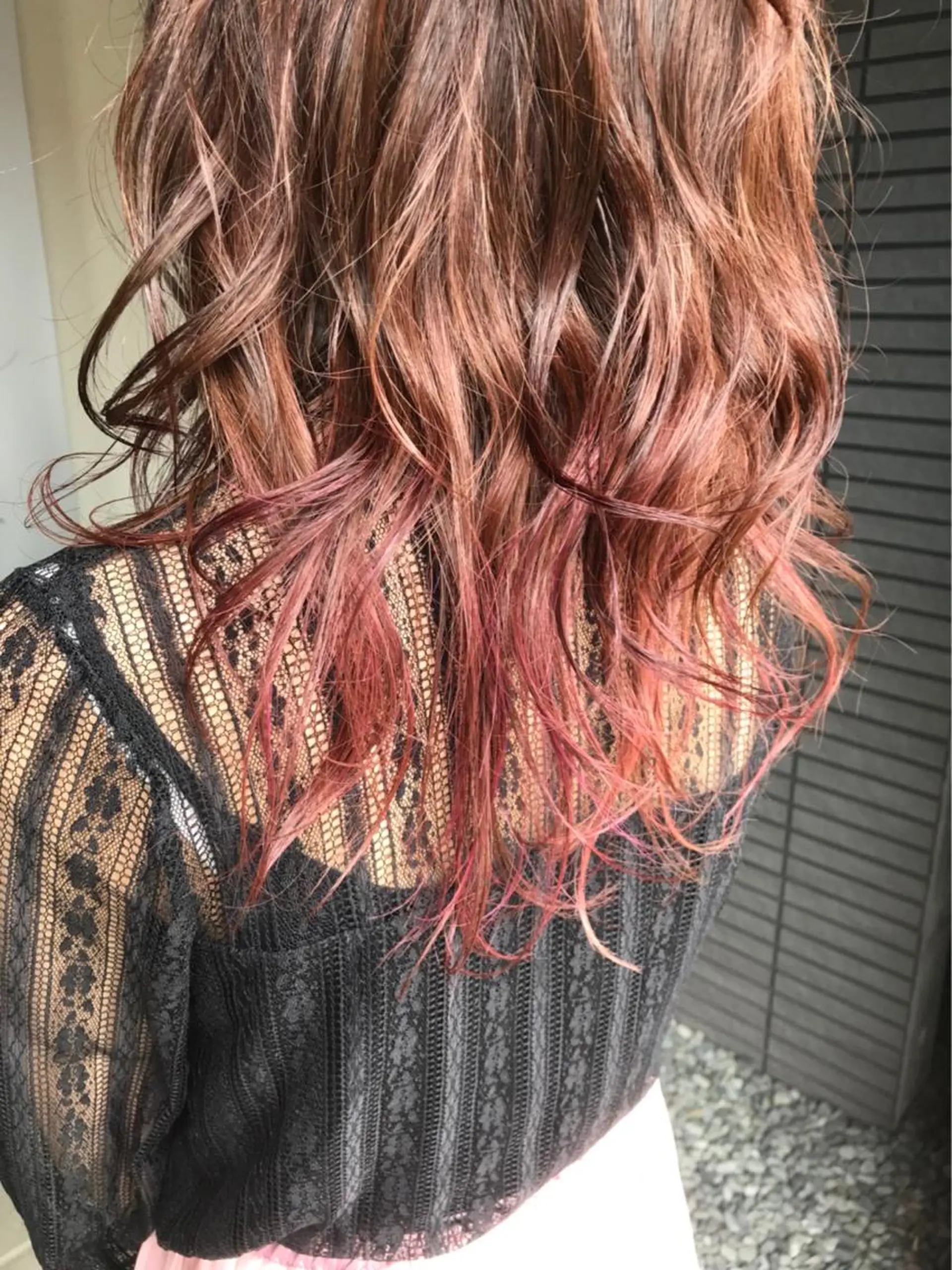 ロング カラー 佐山 聖玲奈のヘアスタイル