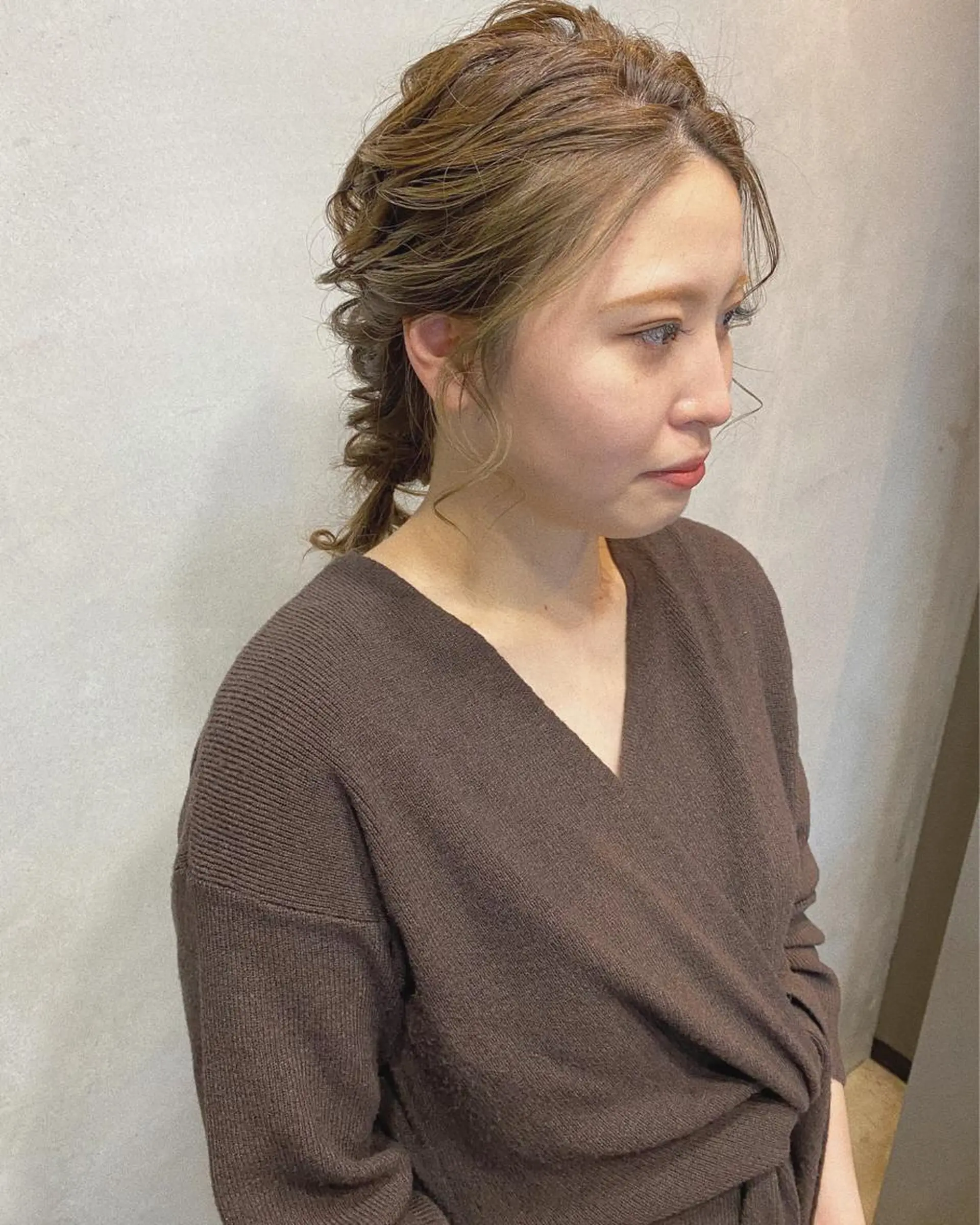 ミディアム ヘアアレンジ FIORE hair design所属・山根 奈緒のマツエク・マツパデザイン