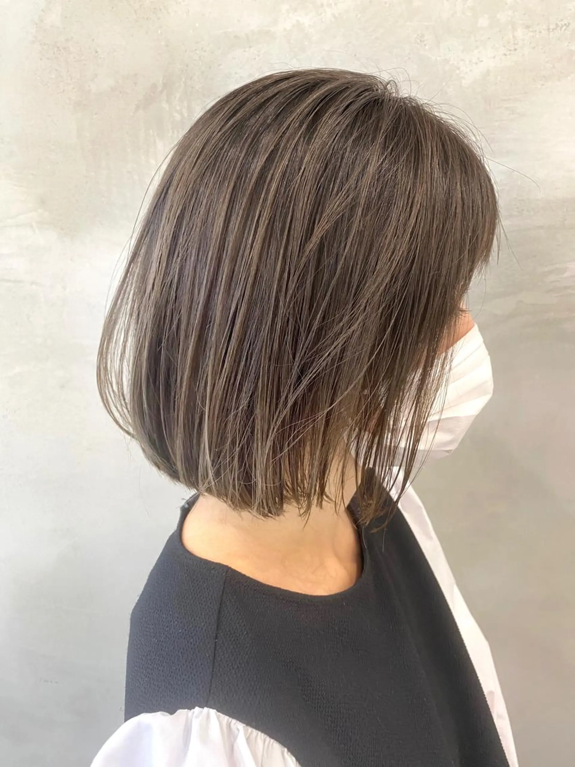ミディアム カラー 透明感カラー ヘアカラー トリートメント pesca 長町南店 OIKAWAのヘアスタイル