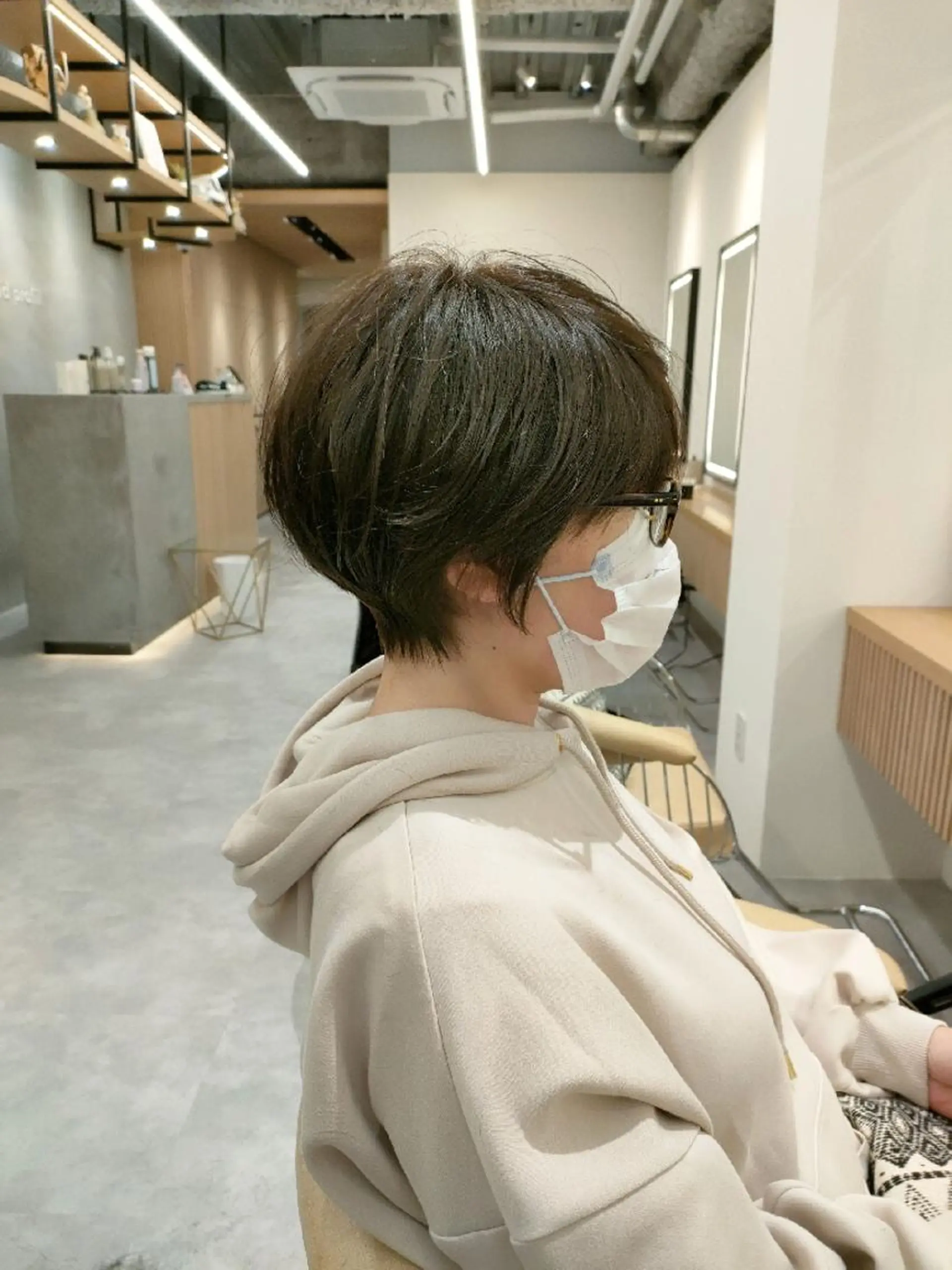 ショート 丸みショート ショートヘア Lond profil 浦和所属・【韓国・ショー ト・パーマ】店長海気のヘアスタイル