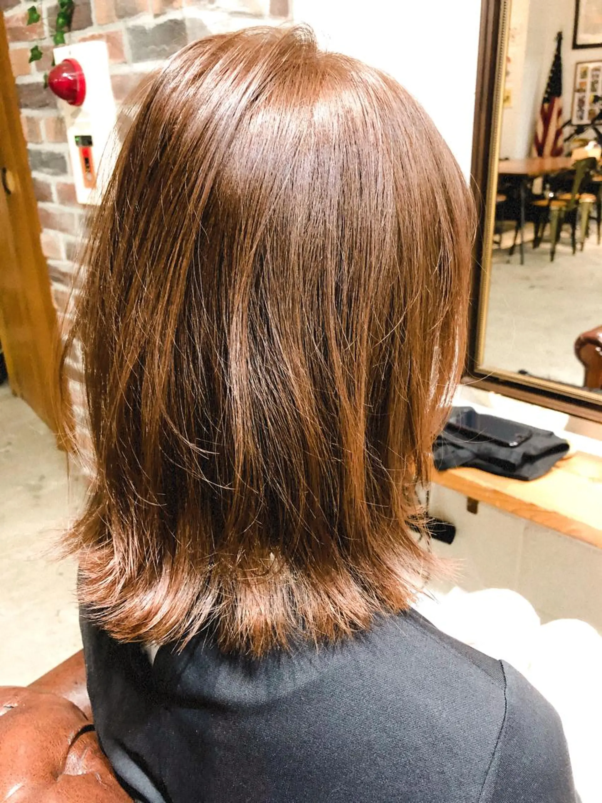 ミディアム カラー パーマ ヘアアレンジ メンズ キッズ ネイル マツエク・マツパ ブラウンカラー チョコレートブラウン カラーマツエク ブラウン ヘアカラー トリートメント ⭐️ハイクオリティ カラー杉本雄志⭐️のヘアスタイル