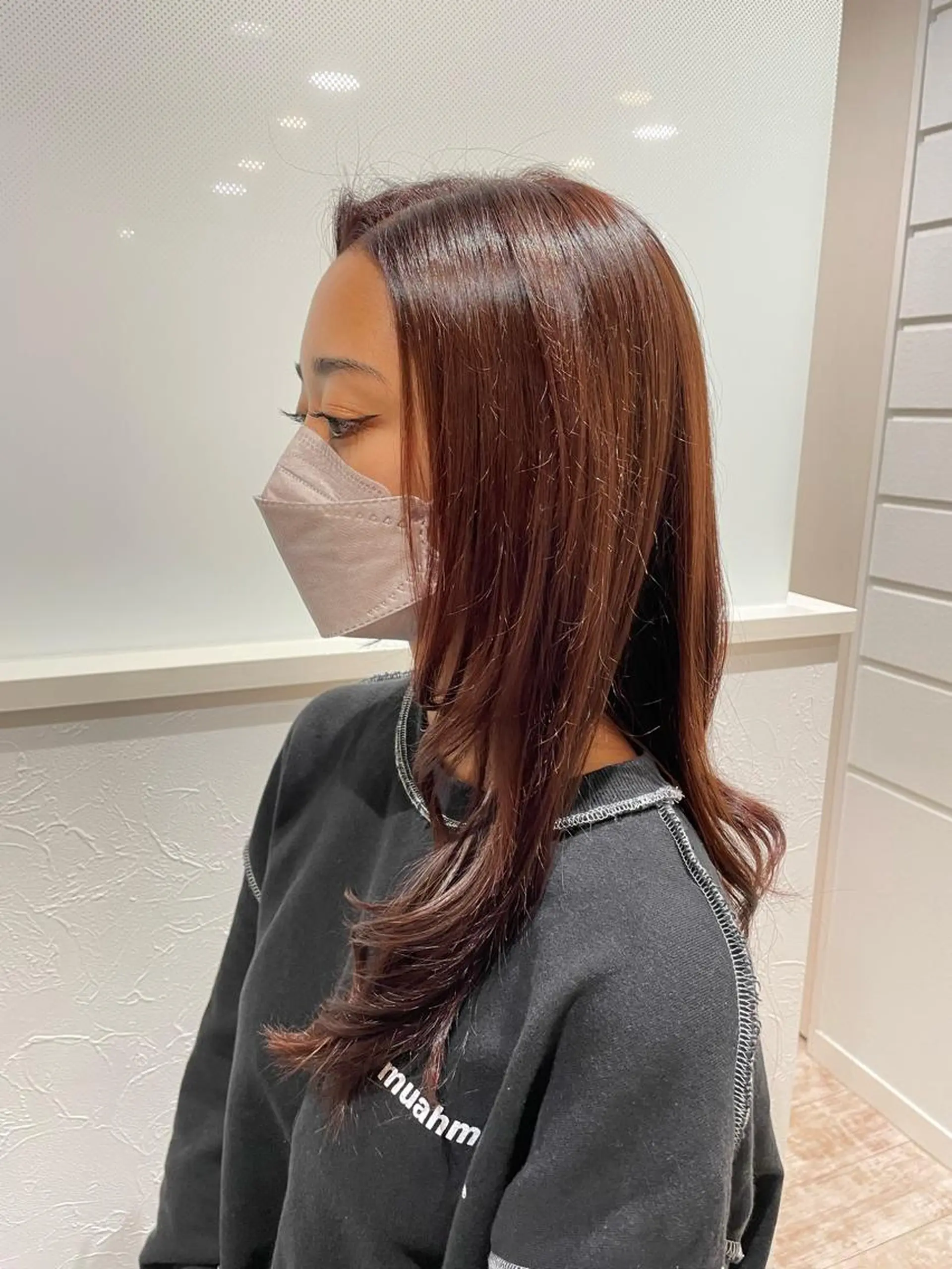 ロング HUE所属・西能 心音のヘアスタイル