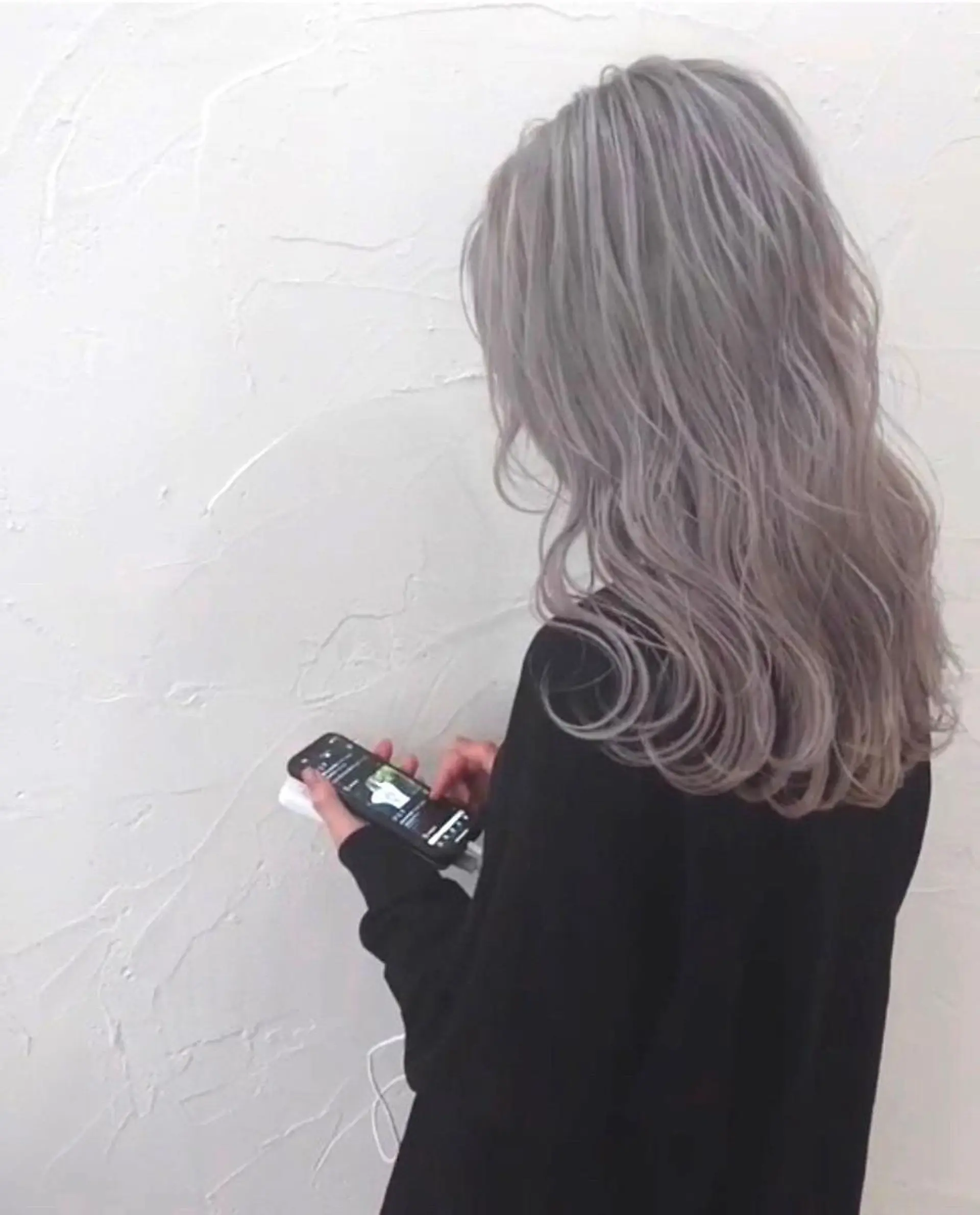 セミロング カラー ヘアアレンジ キッズ アディクシーカラー バレイヤージュ ミストバング ベージュカラー 黒髪 カラー特化サロン梅田 Eir茶屋町/山下のヘアスタイル