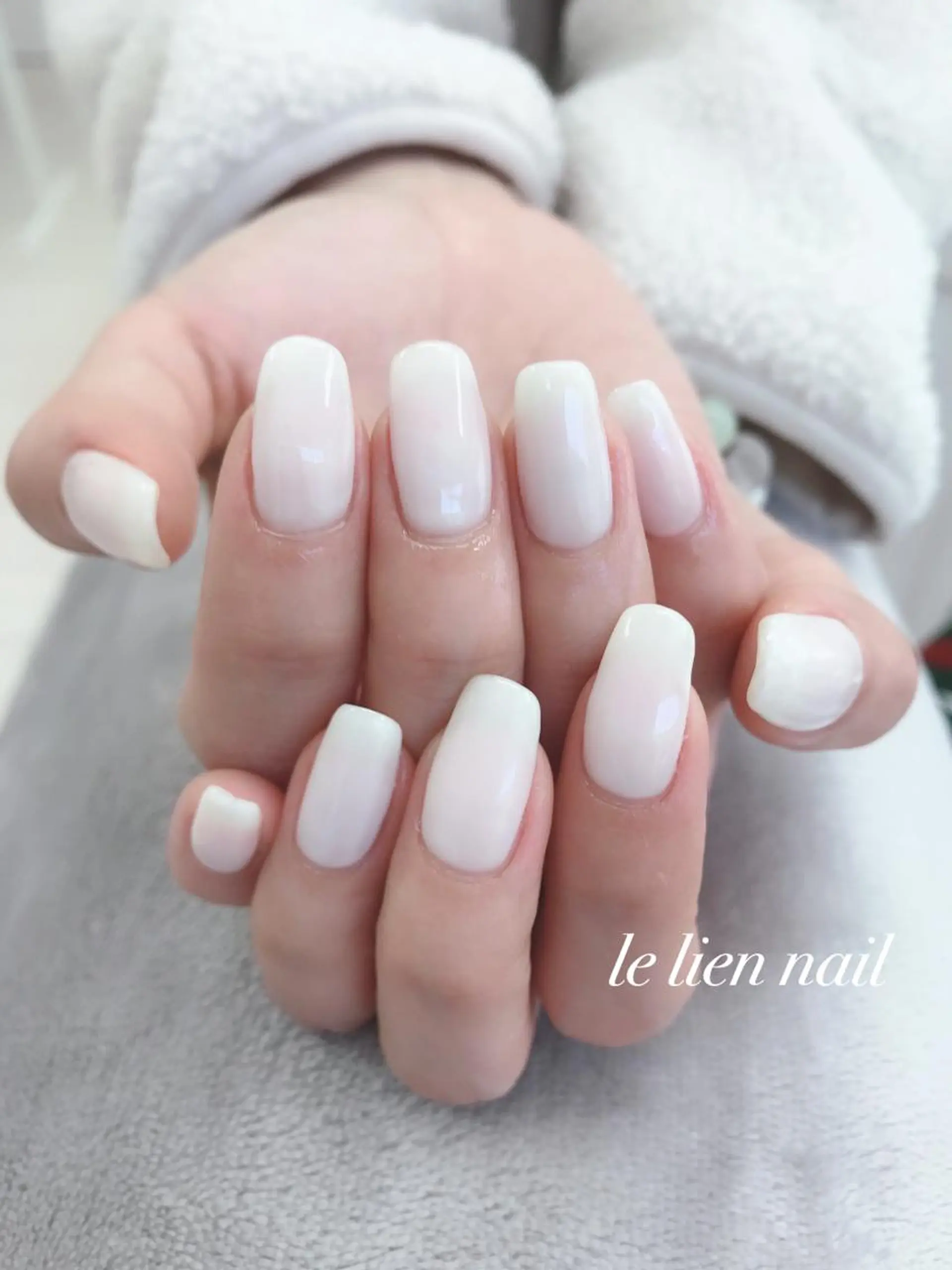 セミロング ハンドネイル le lien nailのネイルデザイン