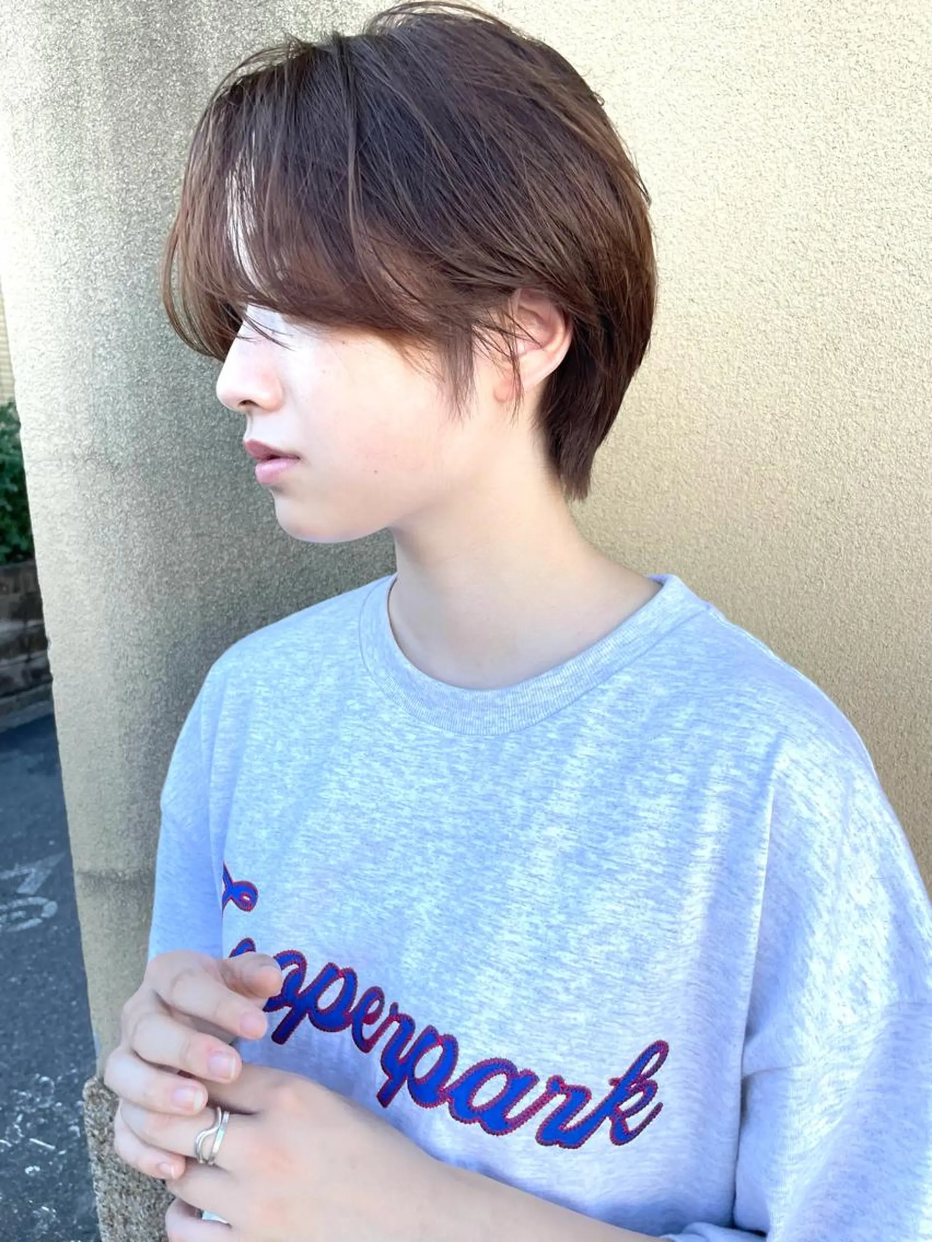 ショート カラー ハンサムショート ショートヘア カット トリートメント ボブ/レイヤー/ケア パーマ/リュウタのヘアスタイル