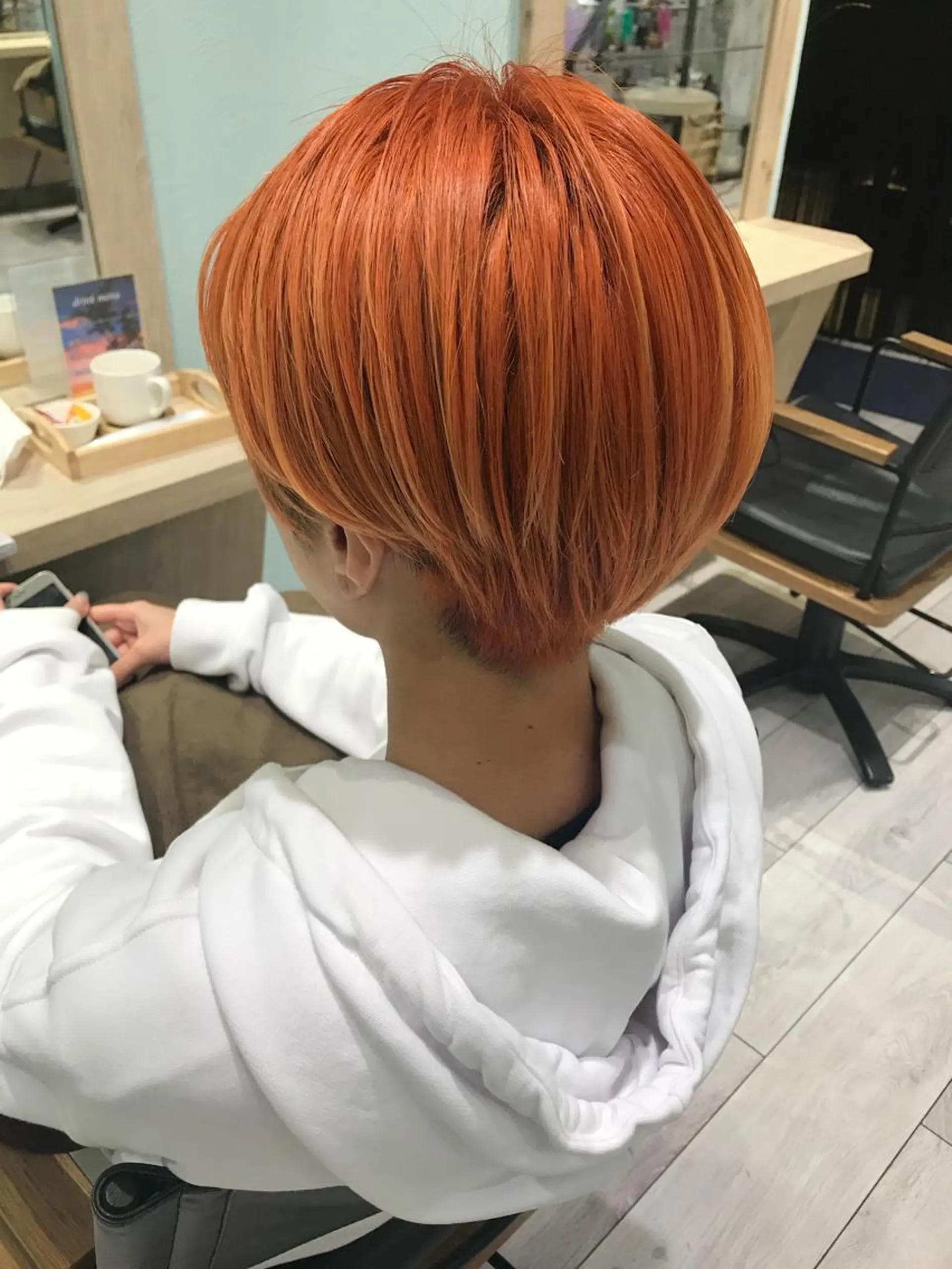ショート カラー ヘアアレンジ 佐藤 魁人のヘアスタイル