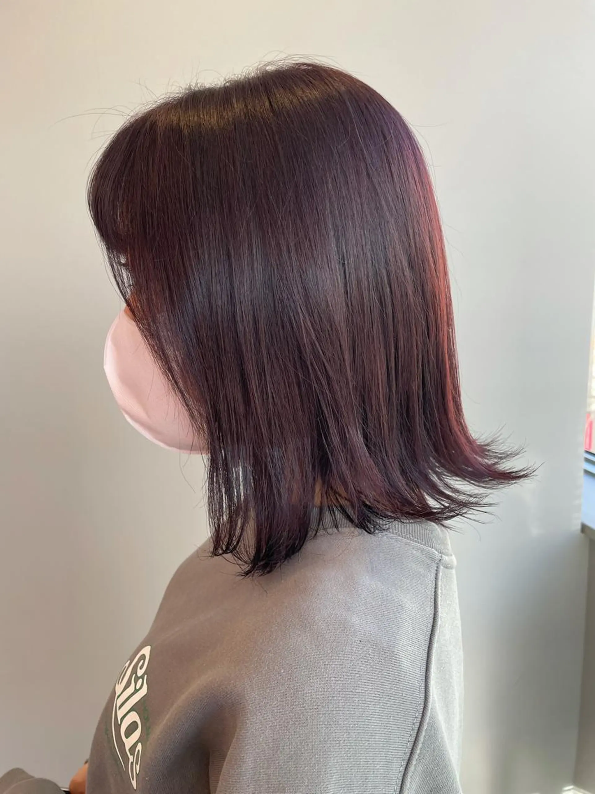 ミディアム カラー メンズパーマモデル 募集　サトチハルのヘアスタイル