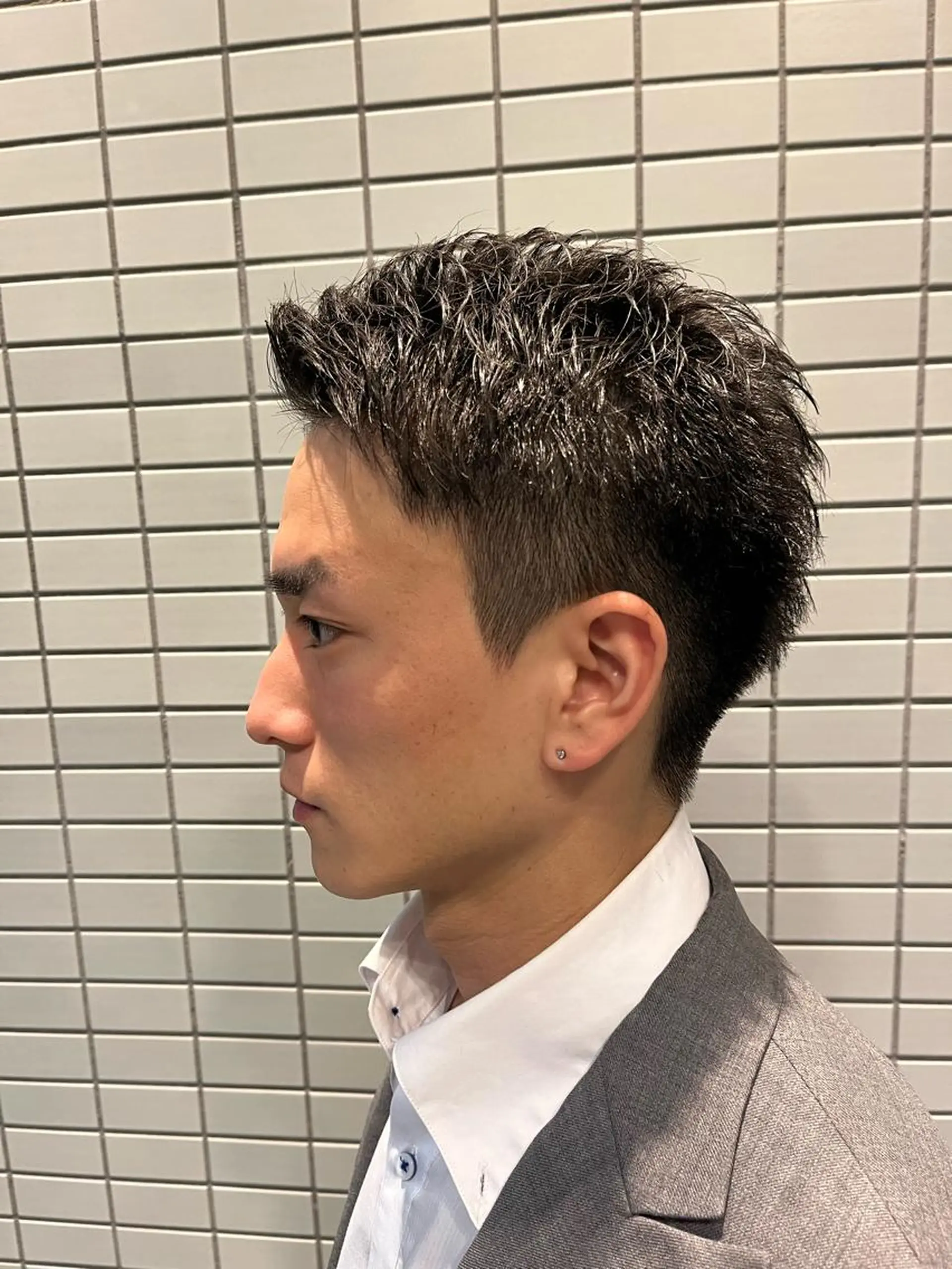 ショート パーマ メンズ 🏆メンズヘア特化 🥇代表りんぺーのヘアスタイル