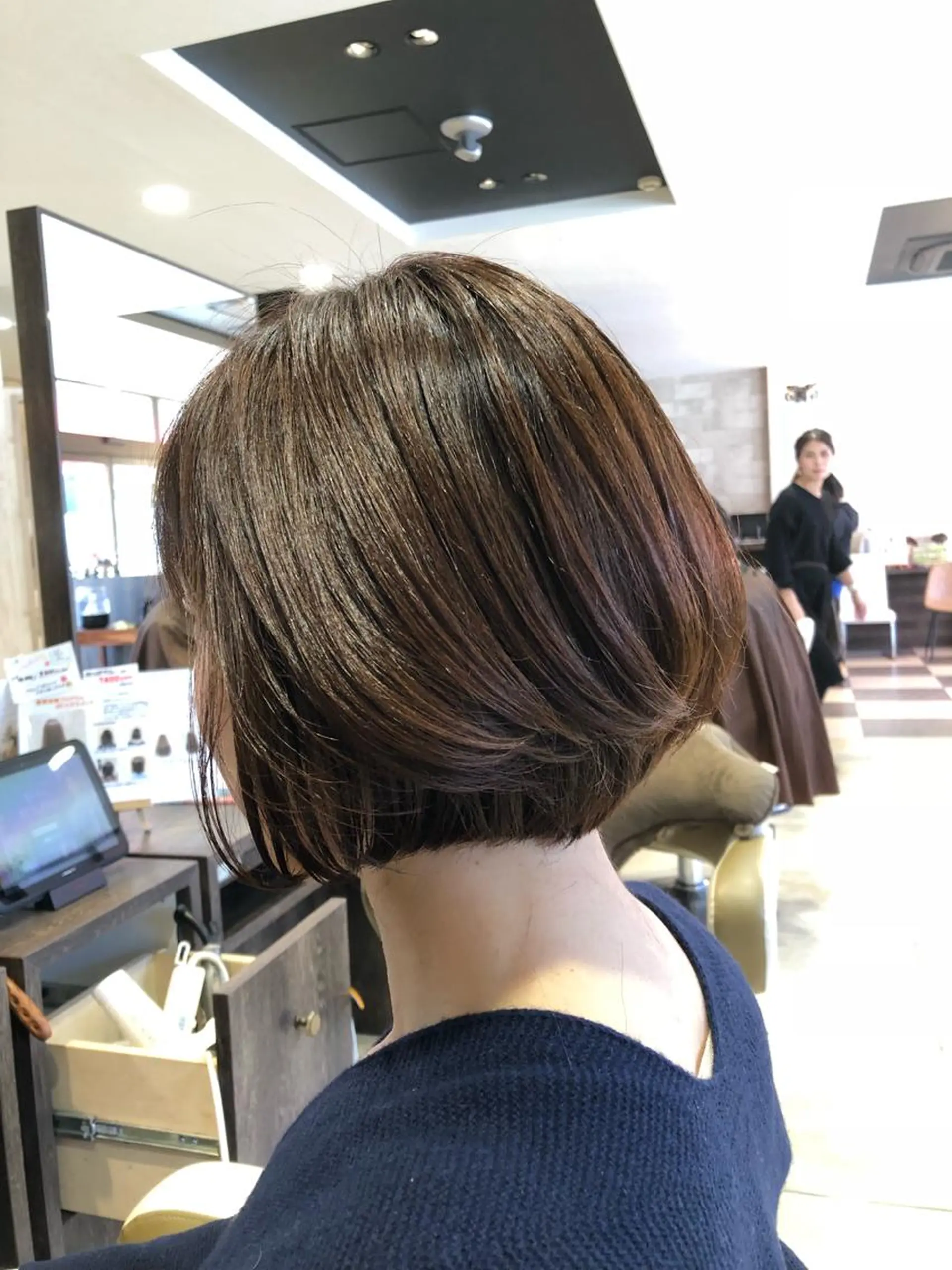 ショート カラー グラデーションカラー ボブ ショートヘア 駒田 拳児のヘアスタイル