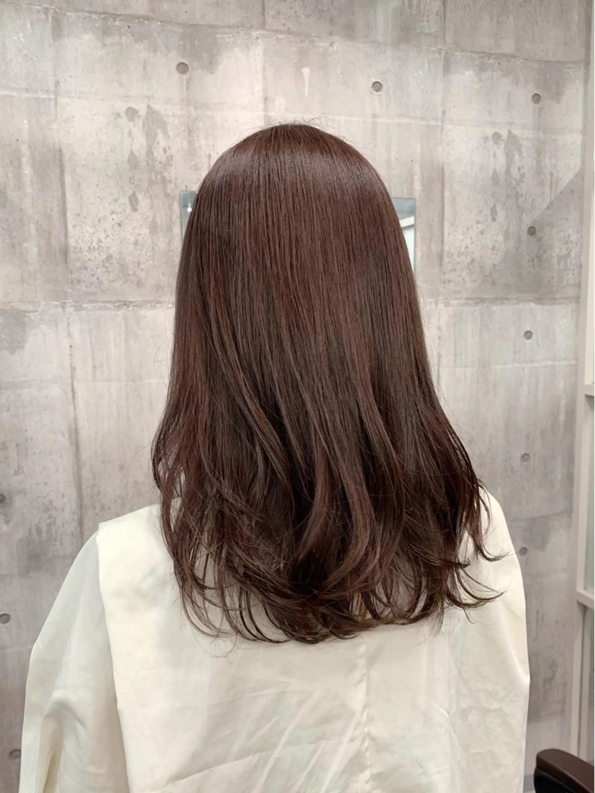 セミロング ボブ ハイライト 髪質改善 レイヤーカット ヘアカラー トリートメント 🌷大澤ゆい🌷 stylistのヘアスタイル