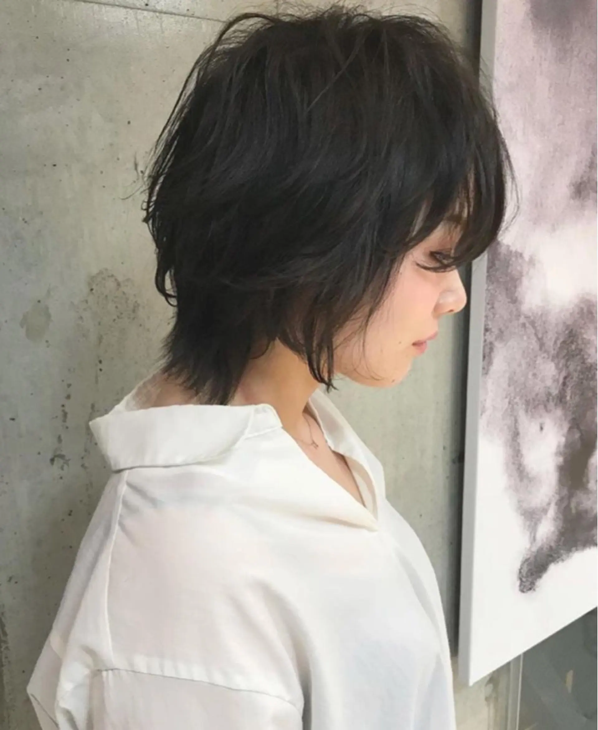 ショート カラー パーマ ヘアアレンジ ナツメダ ダイキのヘアスタイル