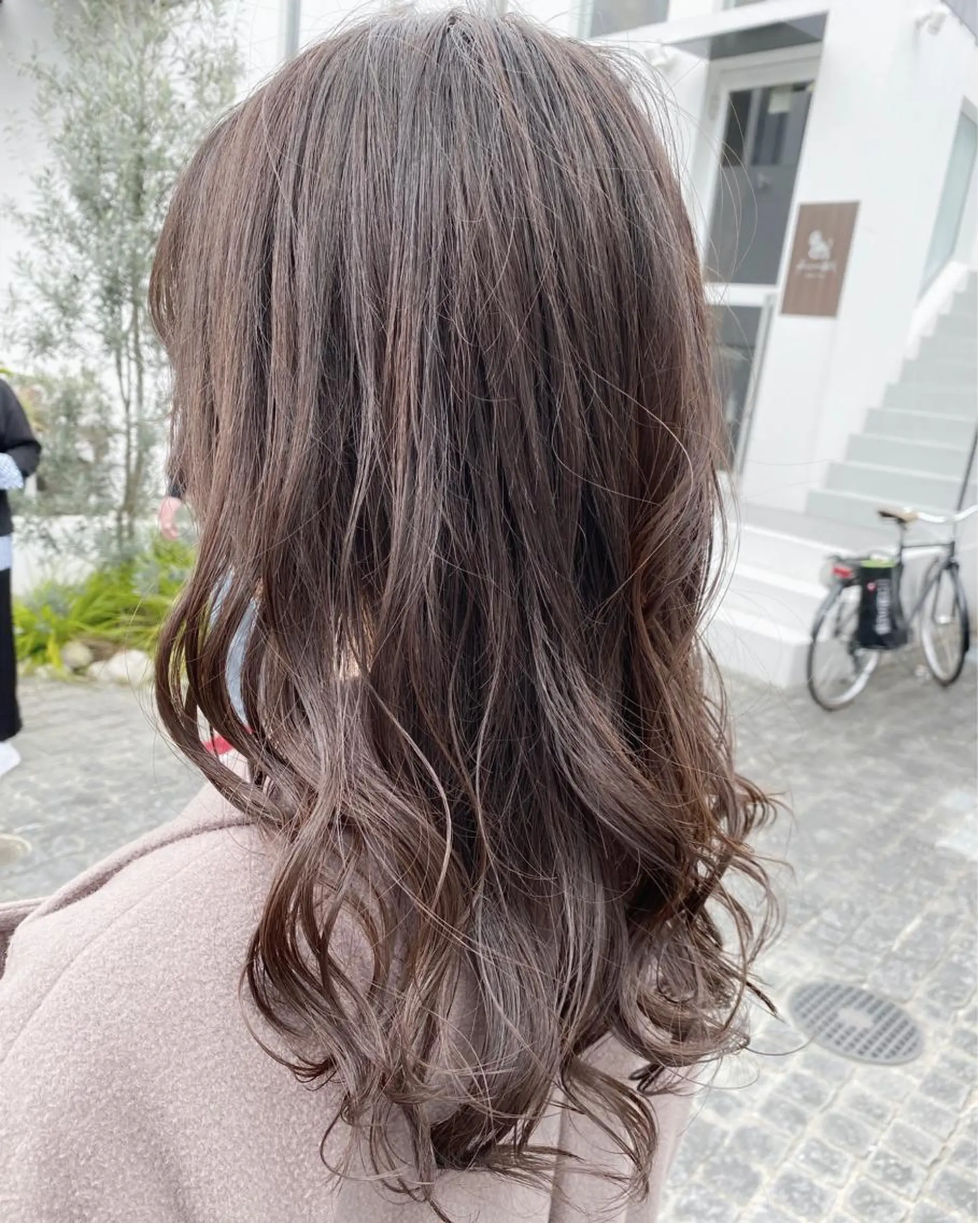 ミディアム 佐藤史哉* 韓国レイヤー赤み除去のヘアスタイル