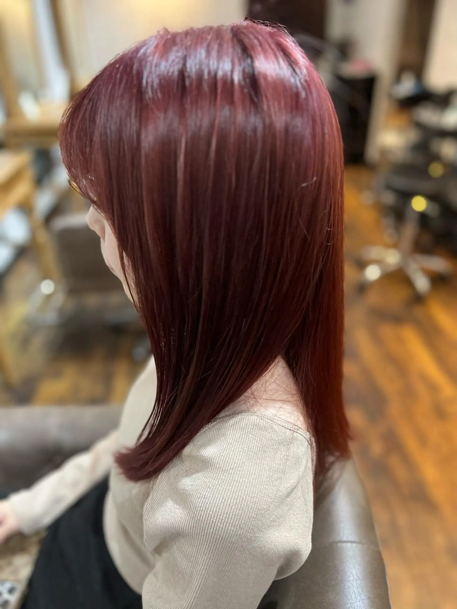 セミロング カラー ヘアカラー 松永 かずきのヘアスタイル
