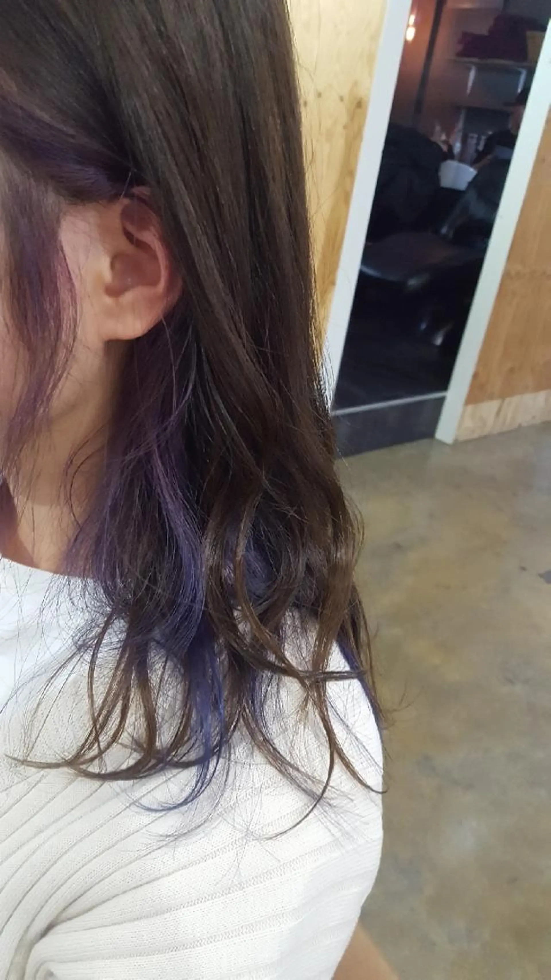 セミロング カラー インナーカラー ヘアカラー トリートメント 🔳髪質改善🔳 岡本陽のヘアスタイル