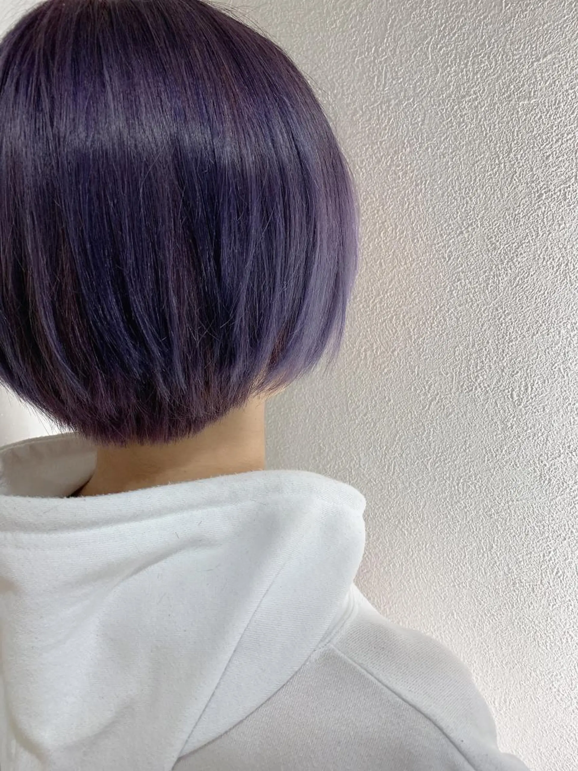 ショート カラー ヘアアレンジ メンズ メンズブリーチ ブリーチ パープルカラー シルバー 髪質改善&Spa fee by carrefour 大橋店[フィー・バイ・カルフール大橋]所属・stylist Yukieのヘアスタイル