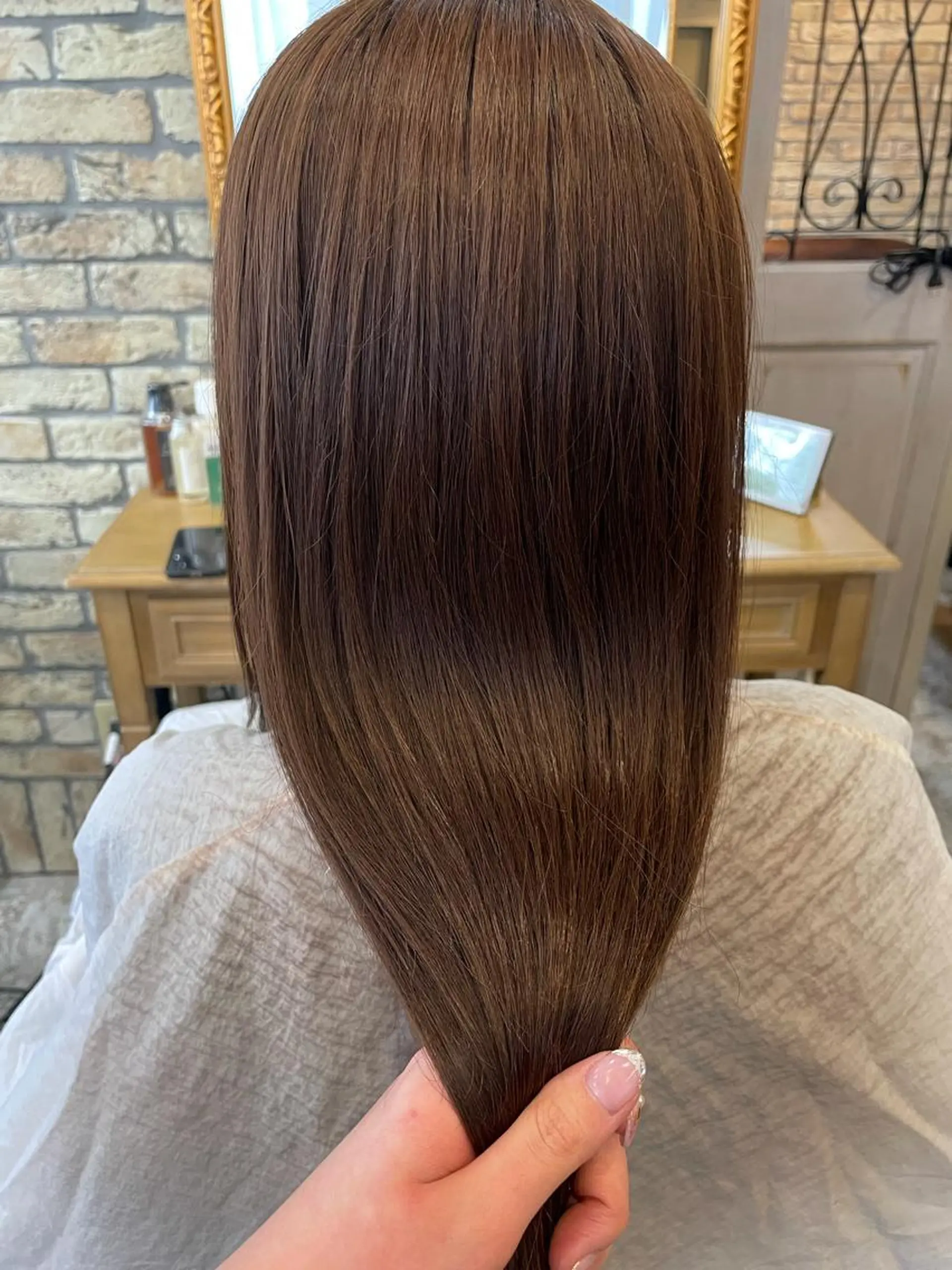 ロング カラー トリートメント 縮毛矯正 青山 早希🐾のヘアスタイル