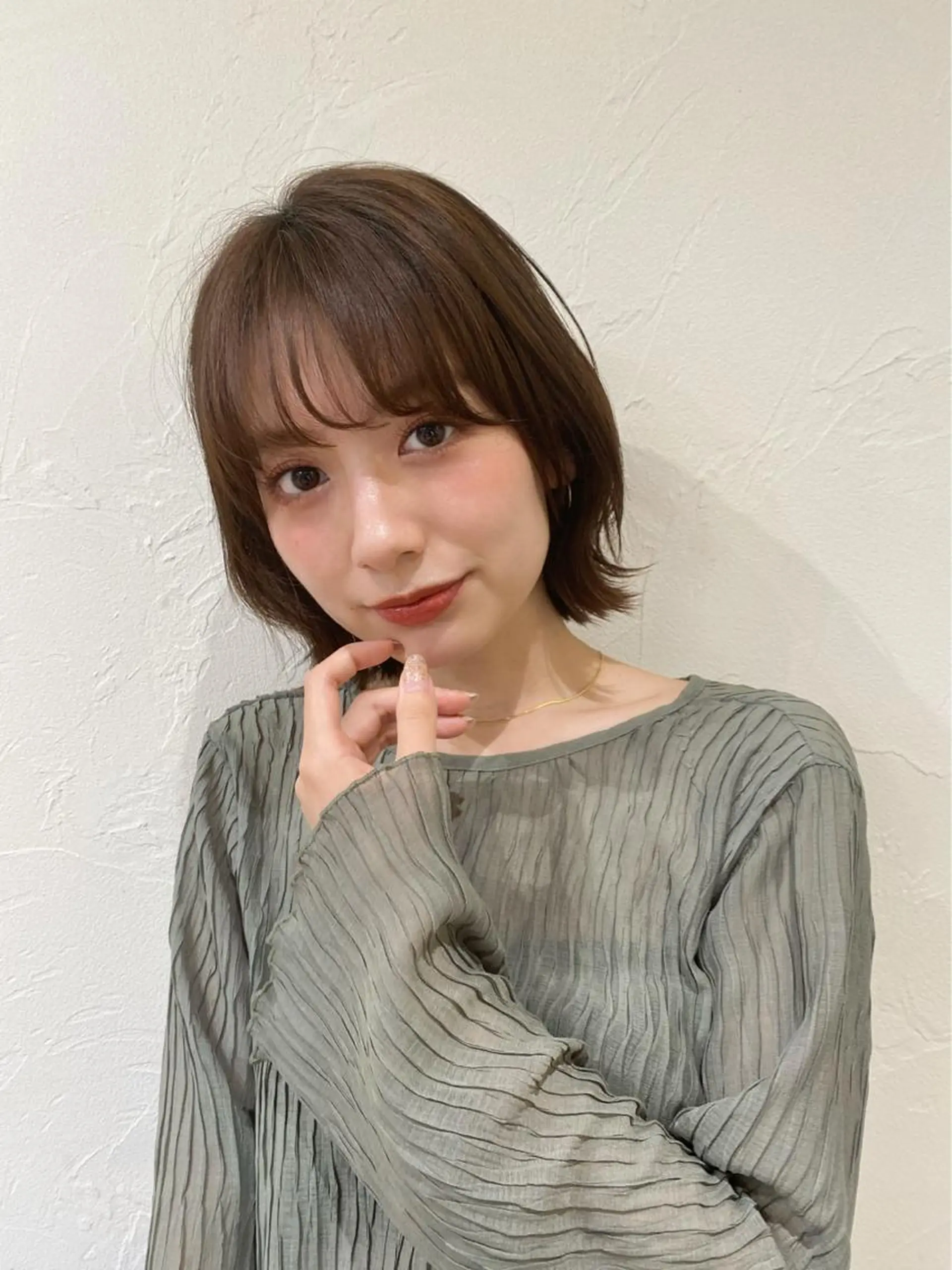 ミディアム カット トリートメント 向井 涼太朗のヘアスタイル