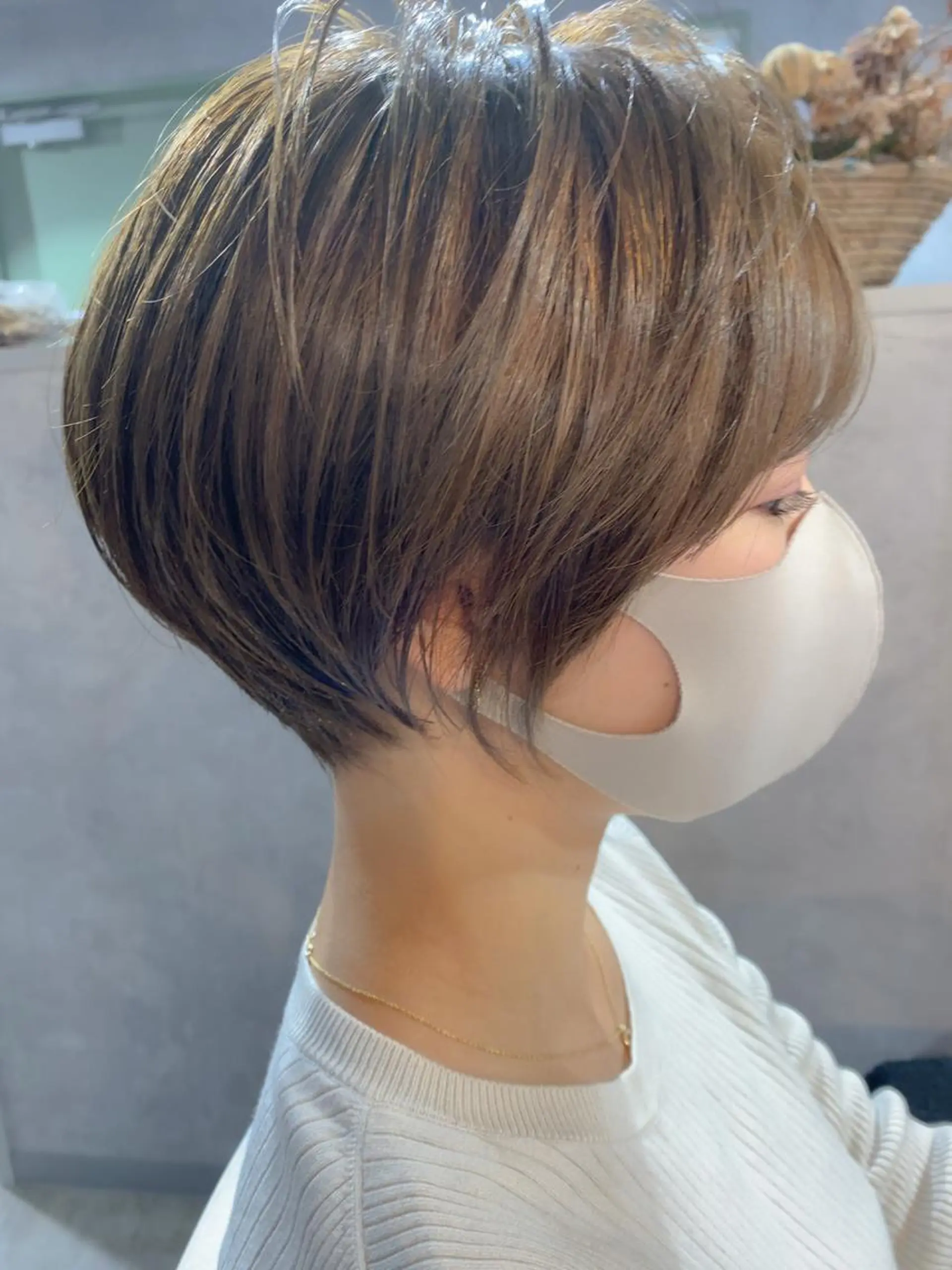 ショート カラー カット ヘアカラー トリートメント lmu by if所属・久保 亮太のヘアスタイル