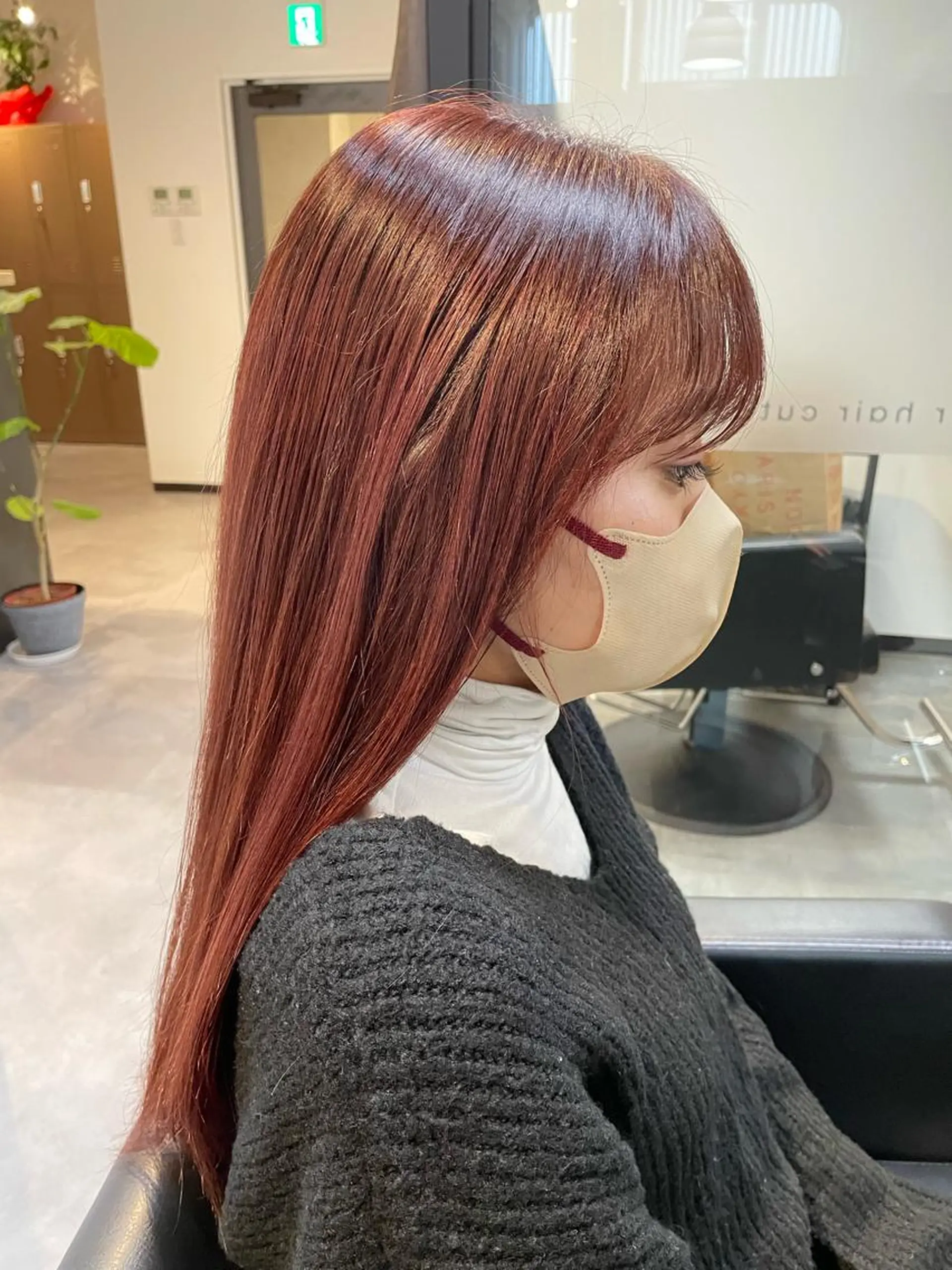 ロング カット ヘアカラー 👑髪質改善カラー 中垣斗希のヘアスタイル