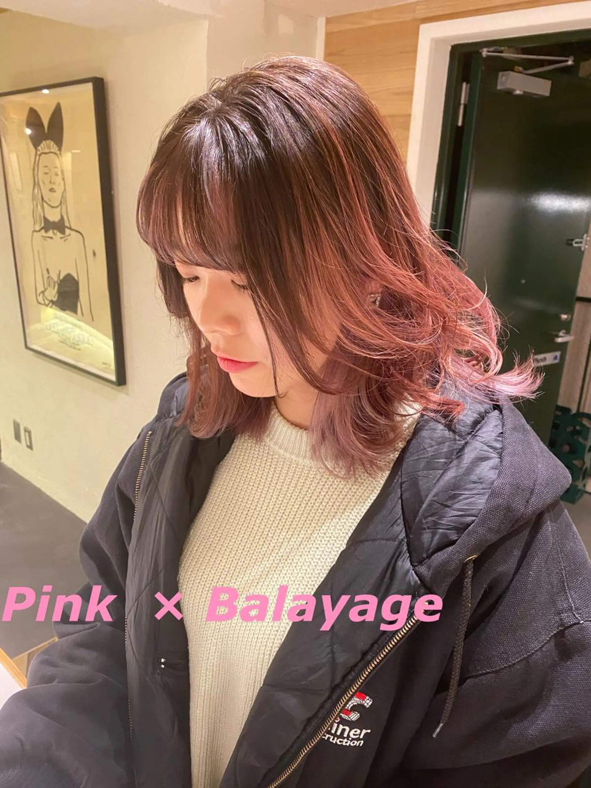 ミディアム カラー バレイヤージュ ベージュカラー ブリーチ ケアブリーチ 透明感カラー ヘアカラー トリートメント シェアサロン　salowin所属・✨ブリーチなし透明感 カラー🥇ユースケのヘアスタイル