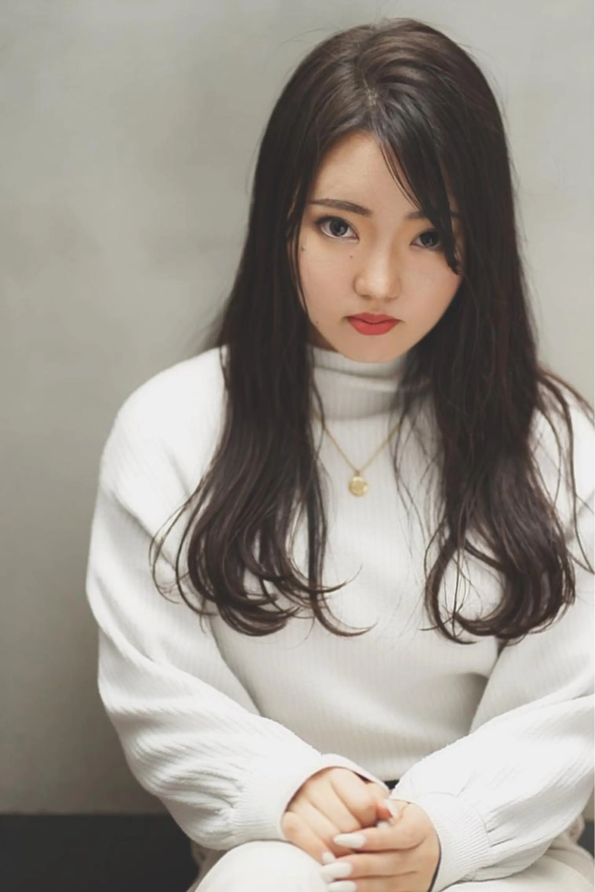 ロング 萩原 仁のヘアスタイル