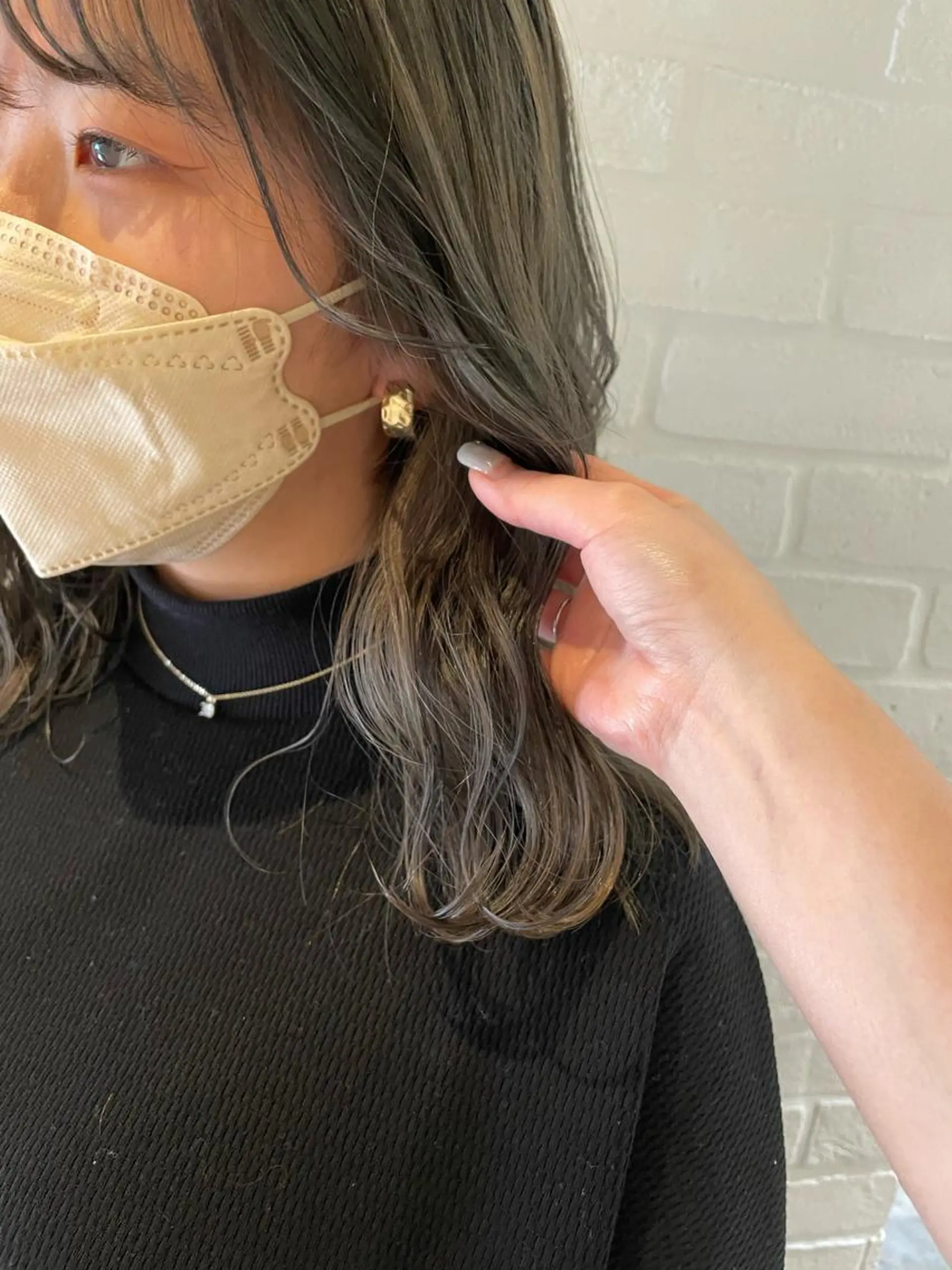 ミディアム カラー ヘアカラー hisano / ハイトーン・透明感のヘアスタイル